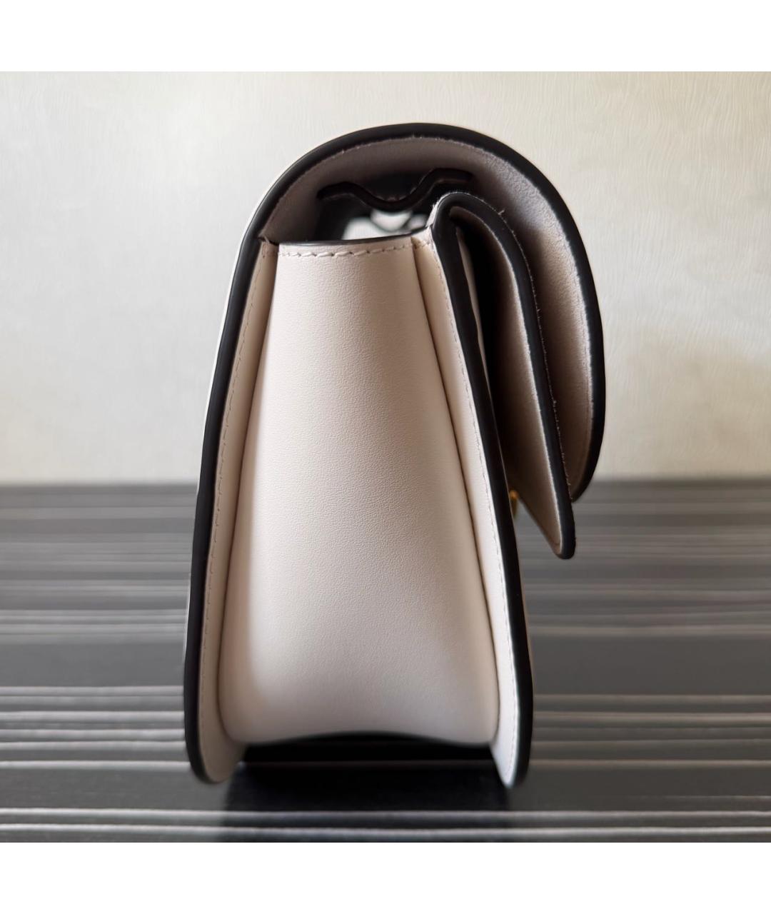 FURLA Бежевая кожаная сумка через плечо, фото 2