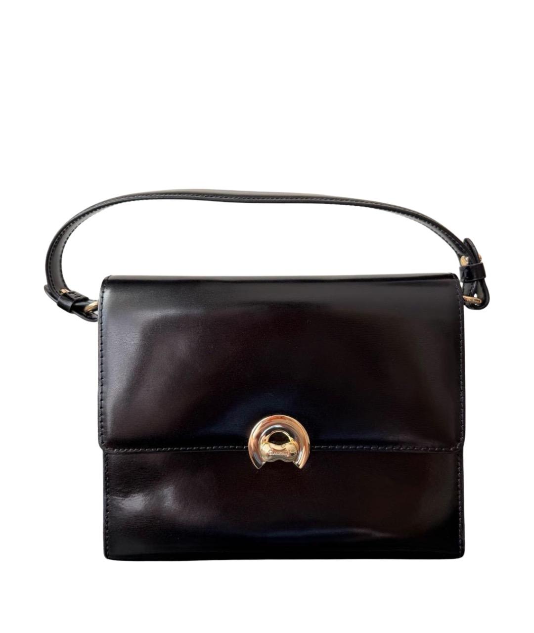 COCCINELLE Черная кожаная сумка через плечо, фото 1
