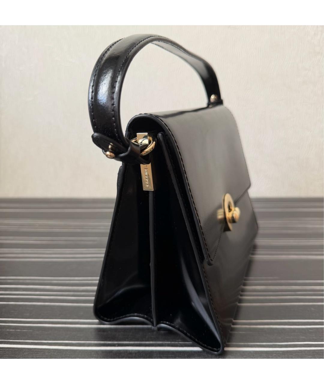 COCCINELLE Черная кожаная сумка через плечо, фото 2
