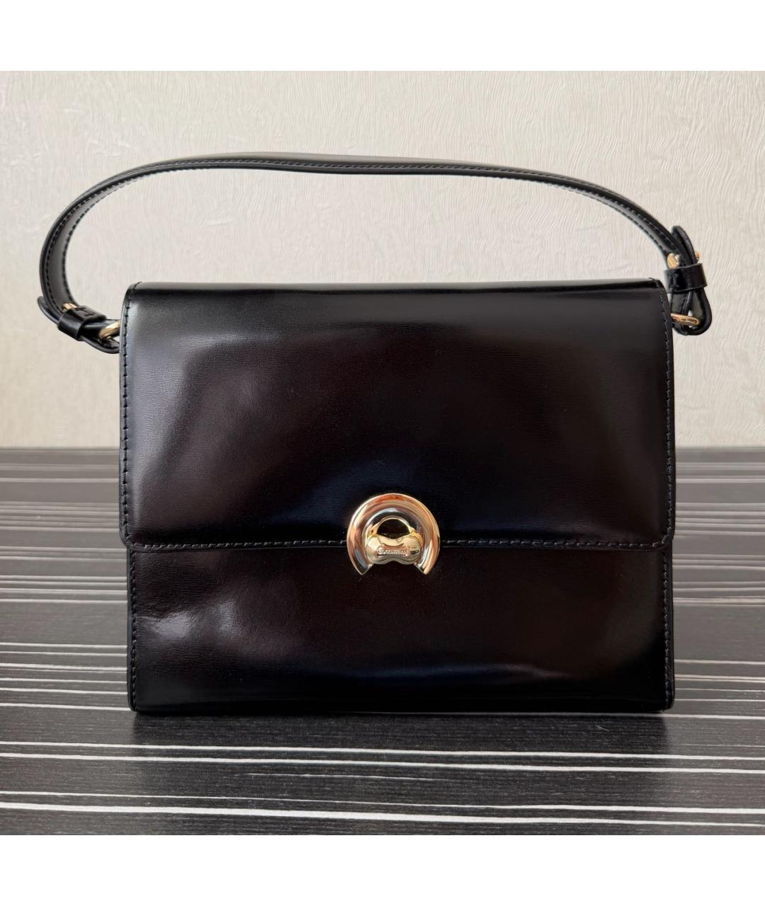 COCCINELLE Черная кожаная сумка через плечо, фото 8