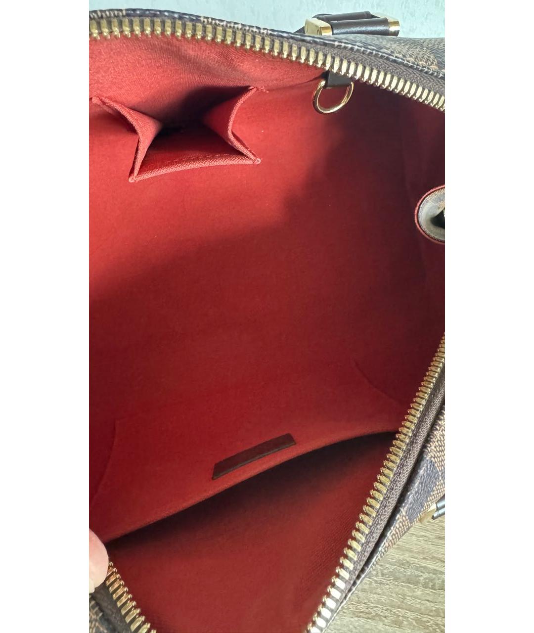 LOUIS VUITTON Коричневая сумка с короткими ручками, фото 8