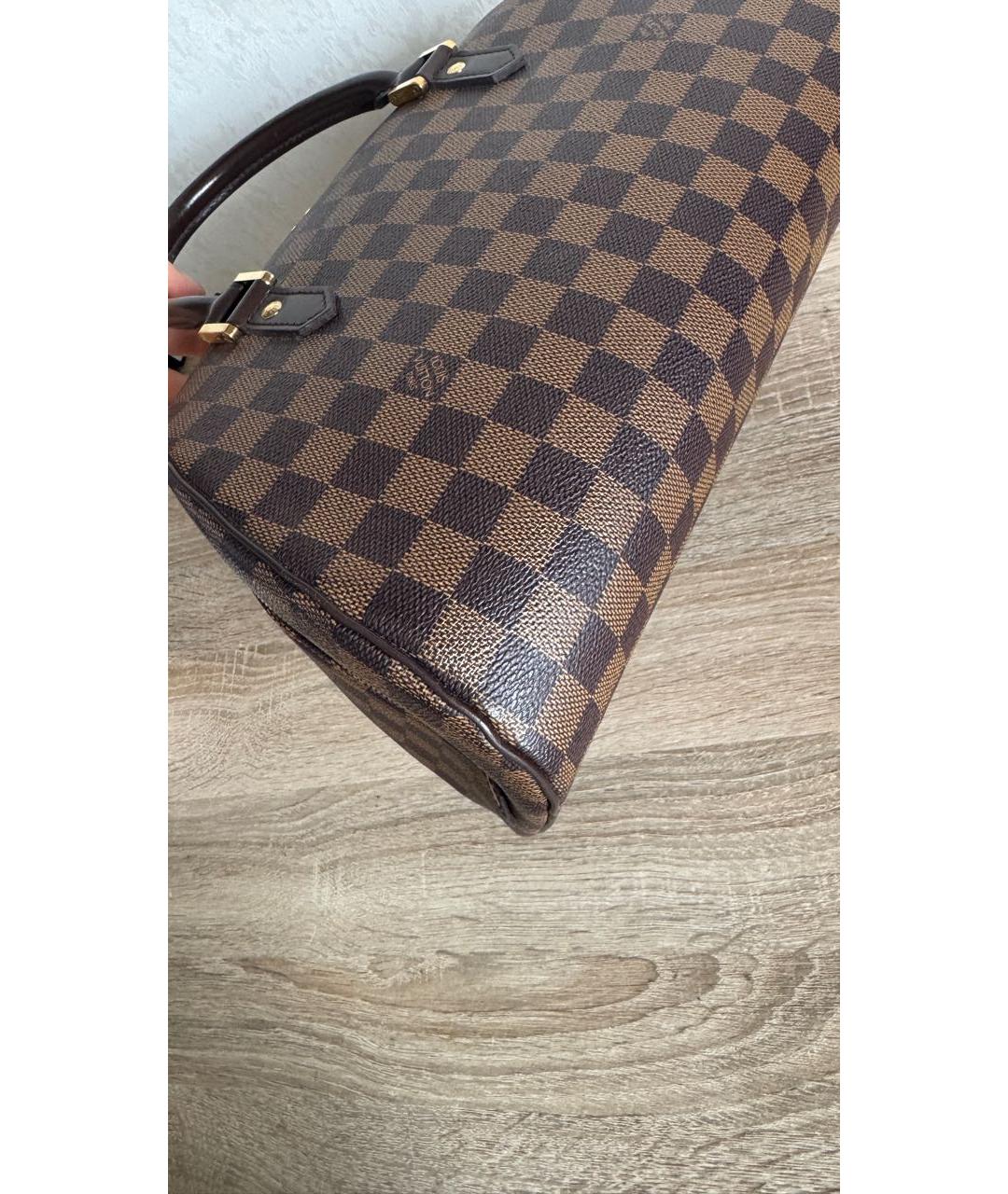 LOUIS VUITTON Коричневая сумка с короткими ручками, фото 6