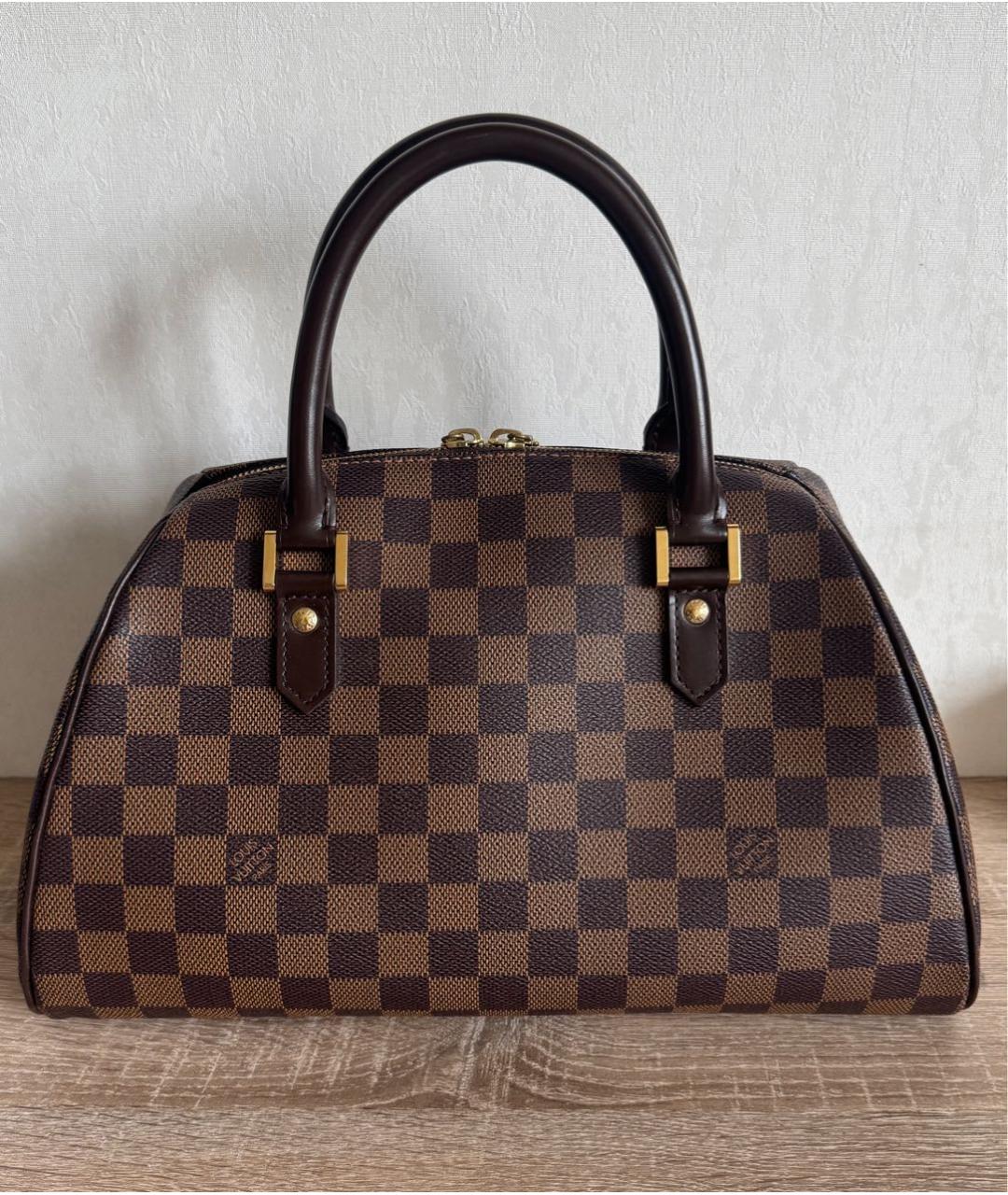 LOUIS VUITTON Коричневая сумка с короткими ручками, фото 2