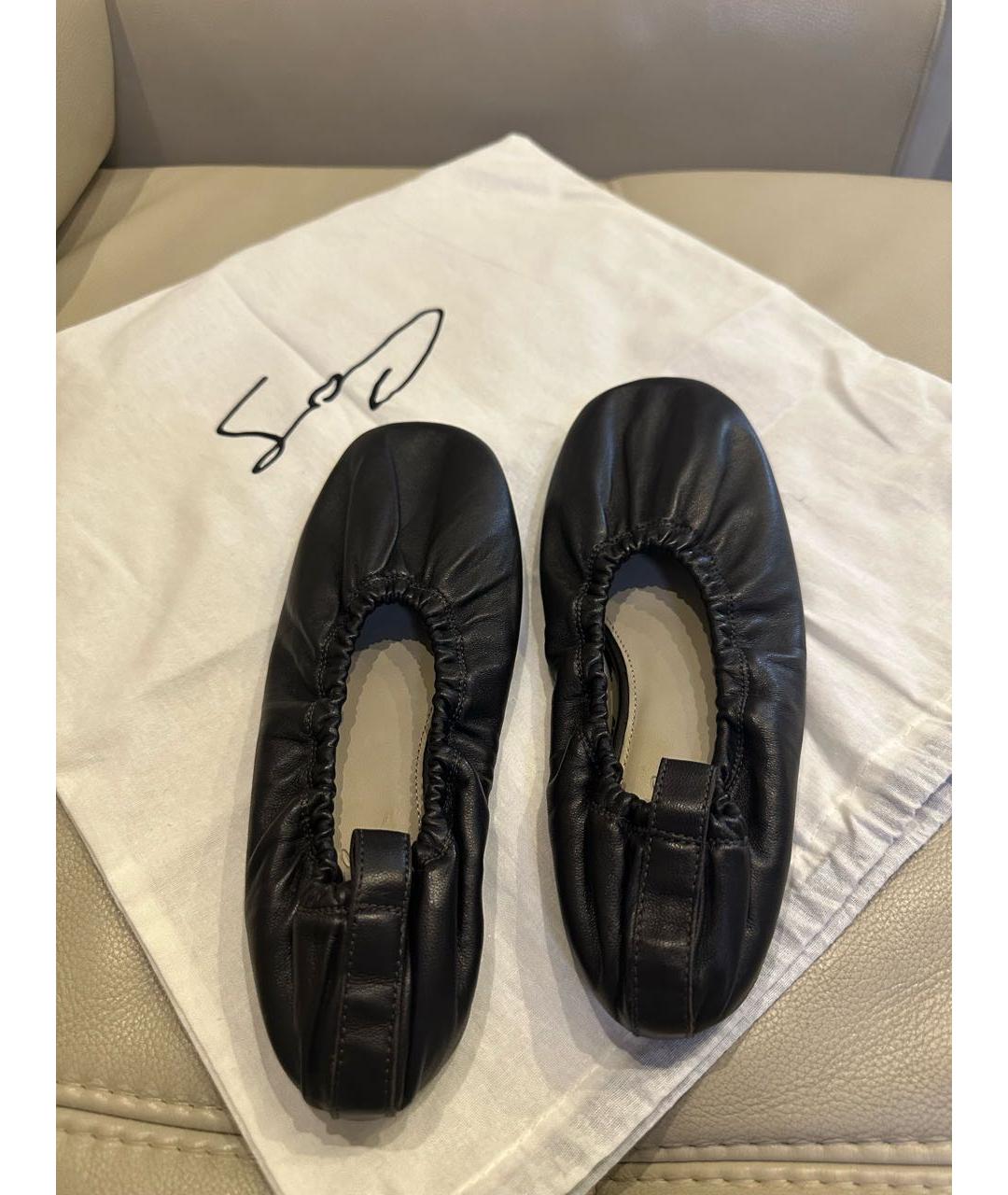 COS Коричневые кожаные балетки, фото 2