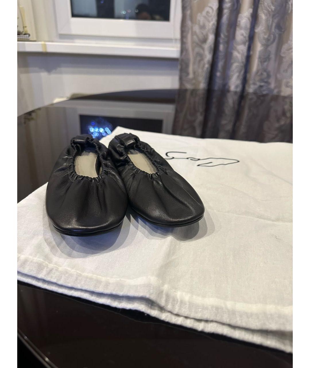 COS Коричневые кожаные балетки, фото 6