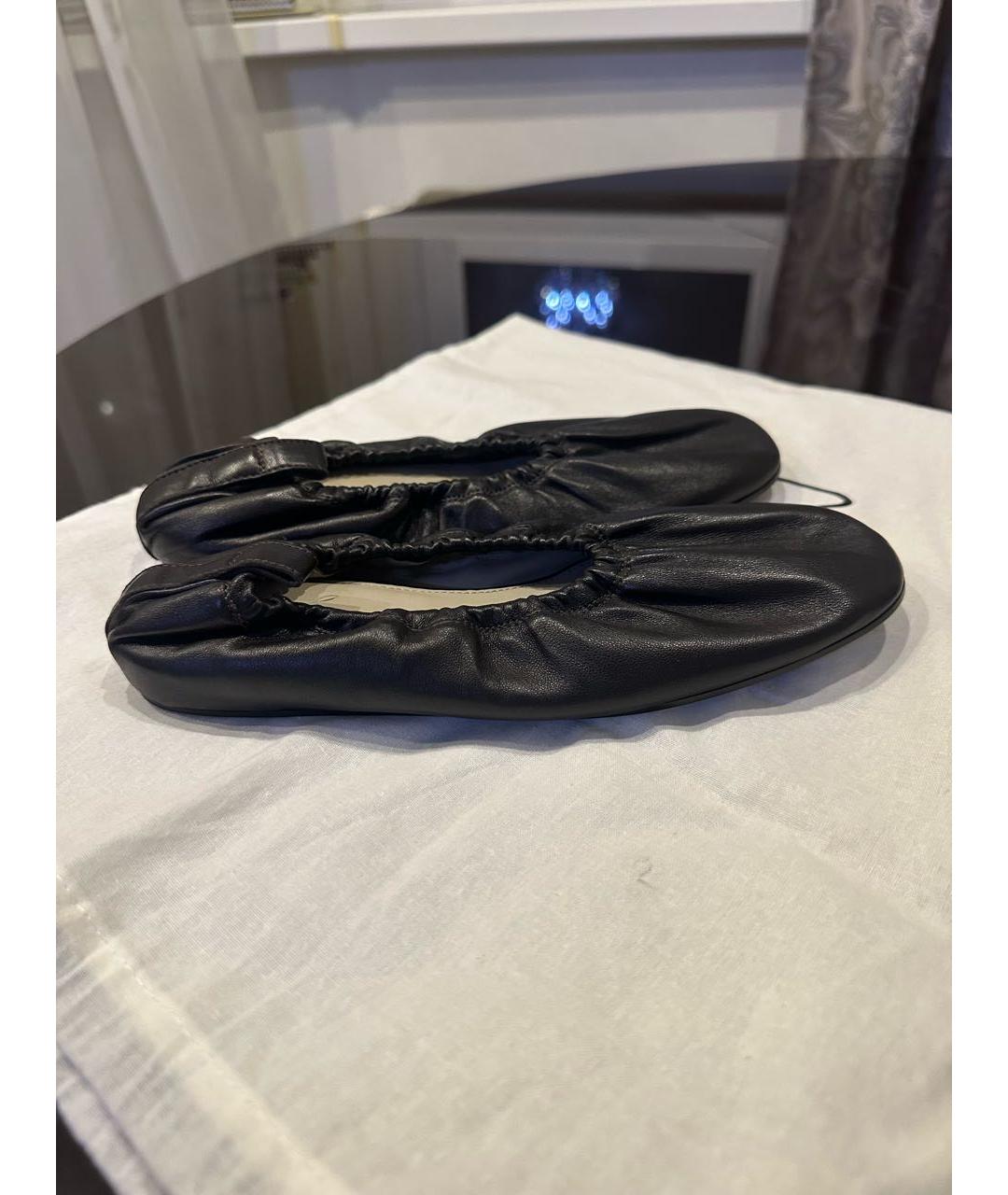 COS Коричневые кожаные балетки, фото 7