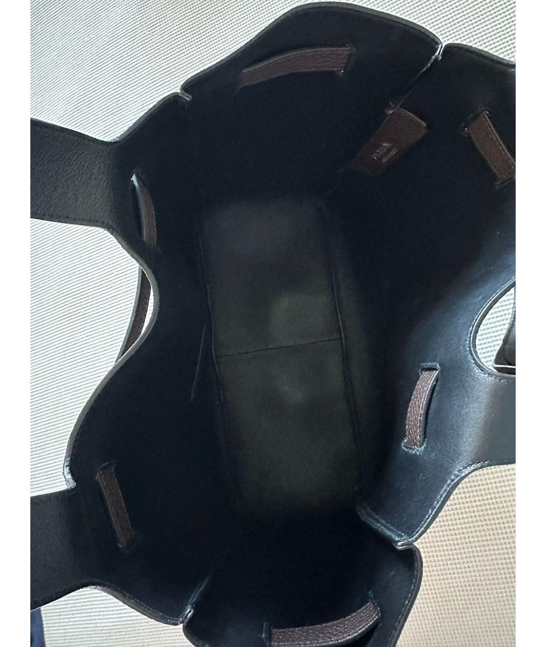 PRADA Бордовая кожаная сумка тоут, фото 3