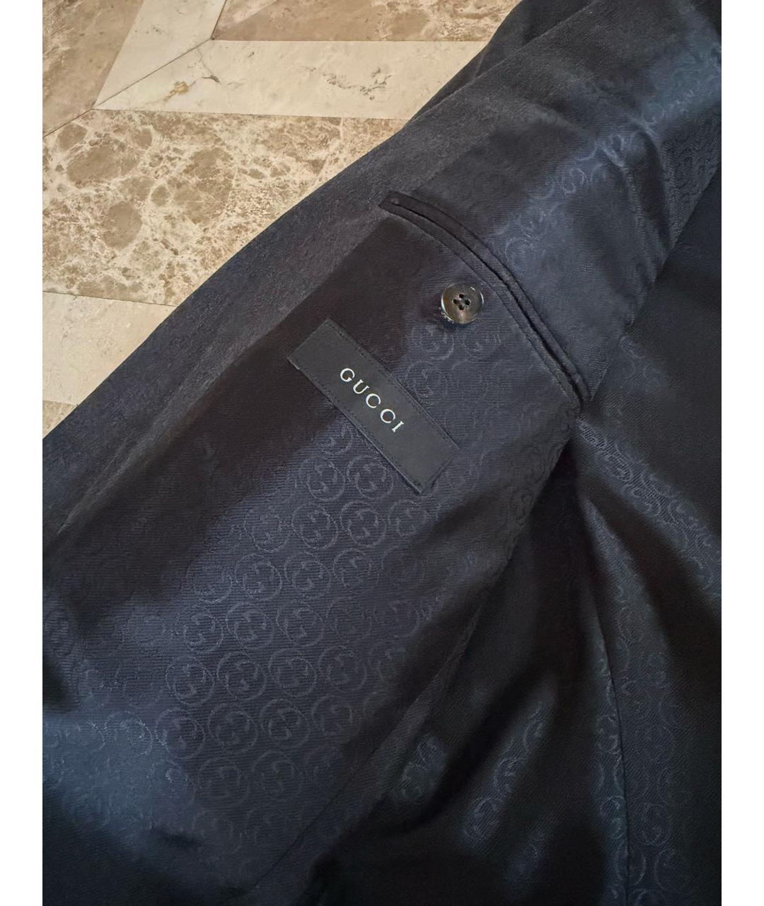 GUCCI Серый пиджак, фото 3