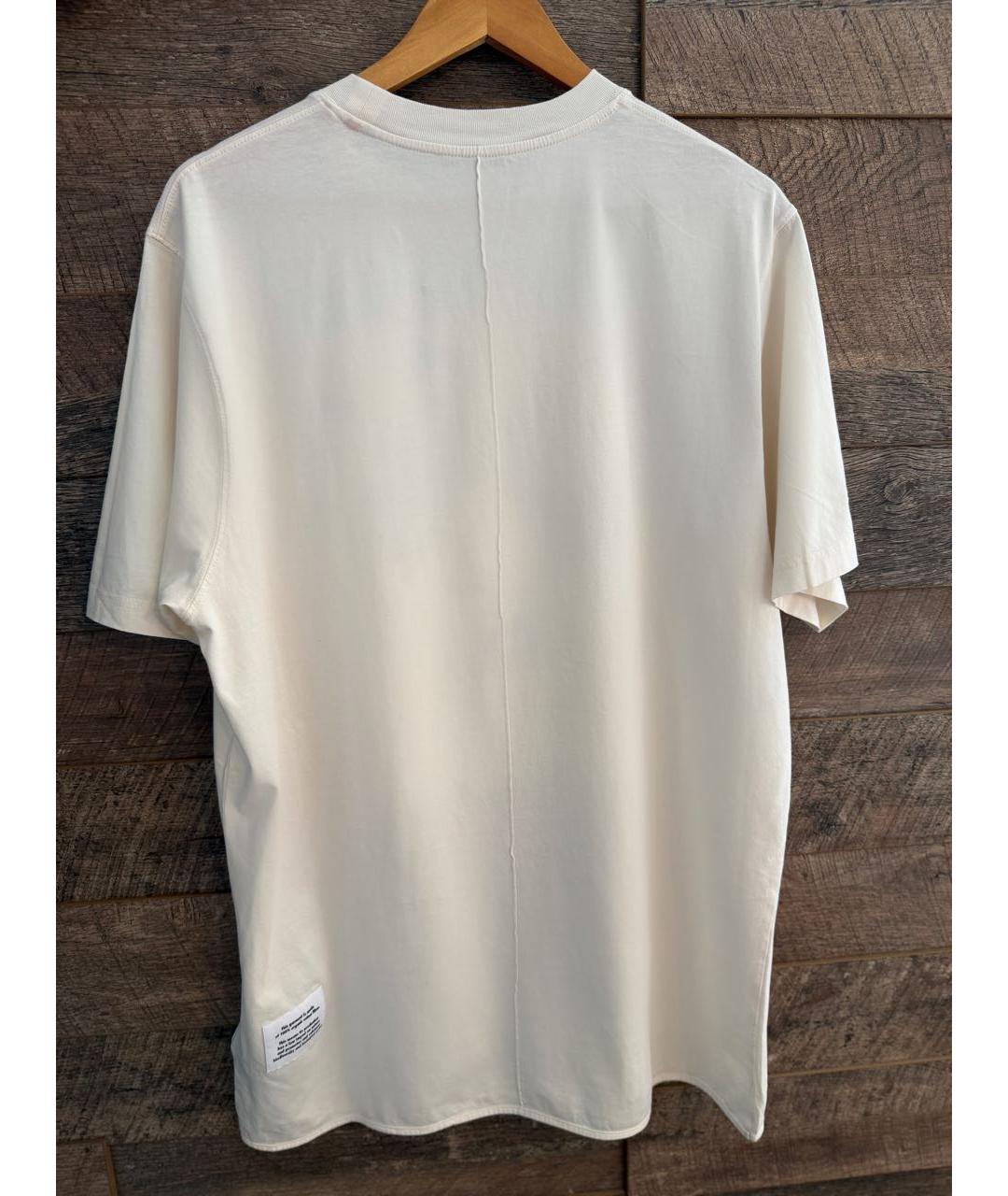 HERON PRESTON Белая хлопковая футболка, фото 2