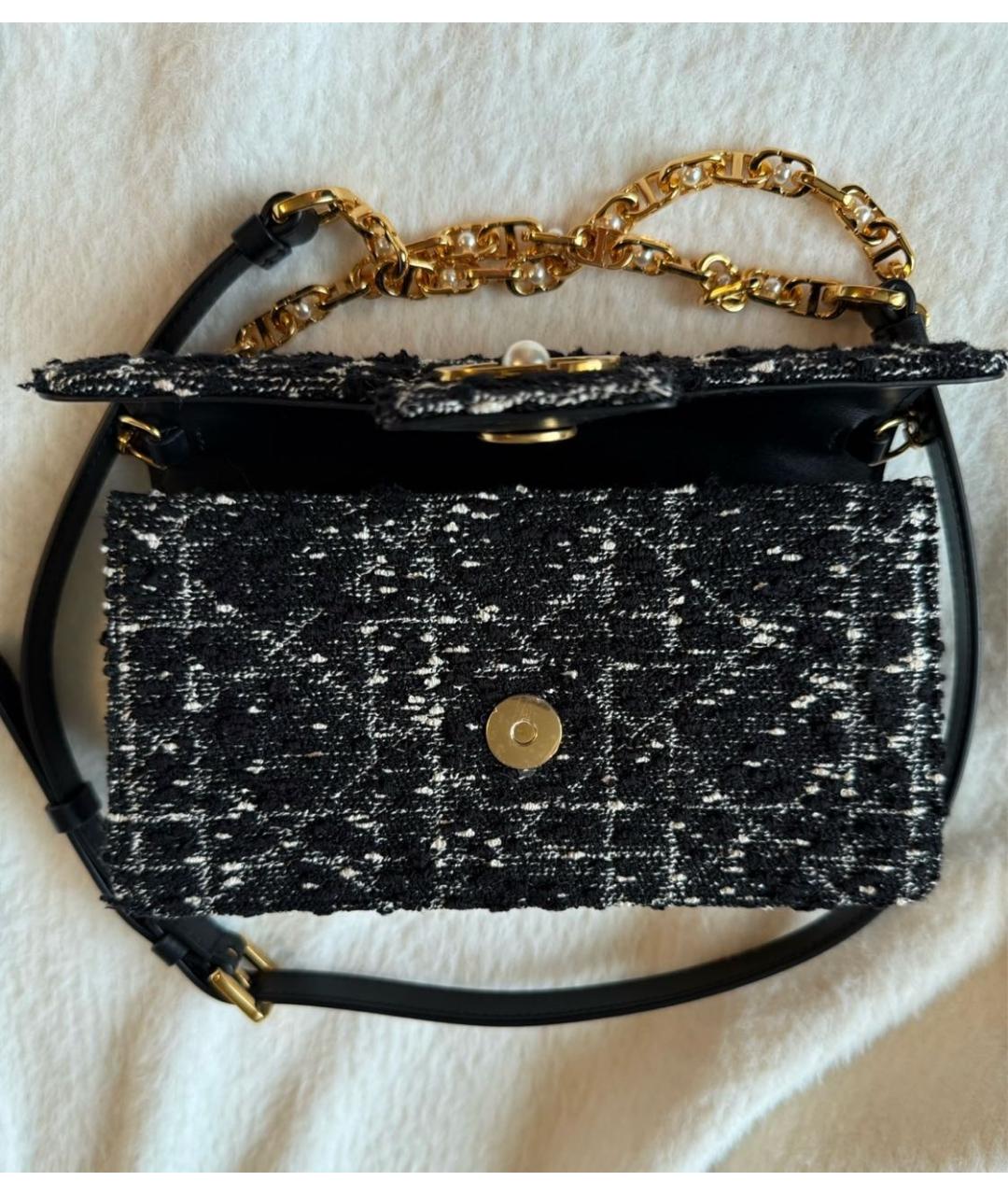 CHRISTIAN DIOR Черная сумка через плечо, фото 3