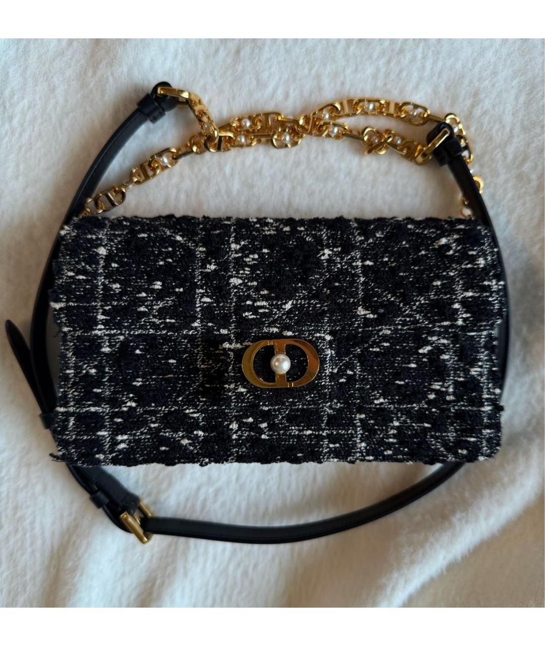 CHRISTIAN DIOR Черная сумка через плечо, фото 9
