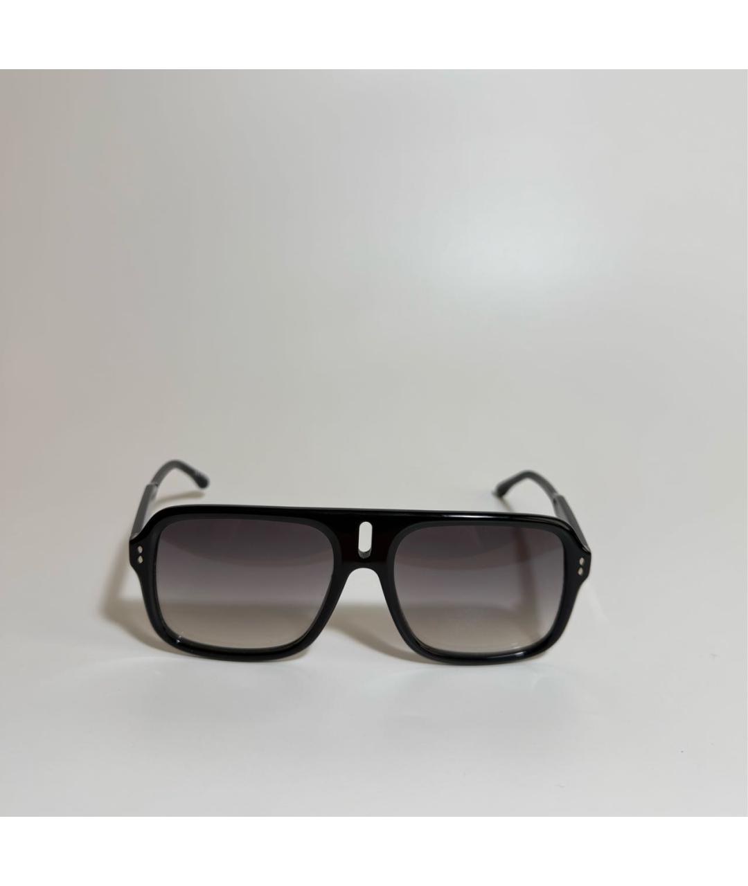 ISABEL MARANT Черные пластиковые солнцезащитные очки, фото 6