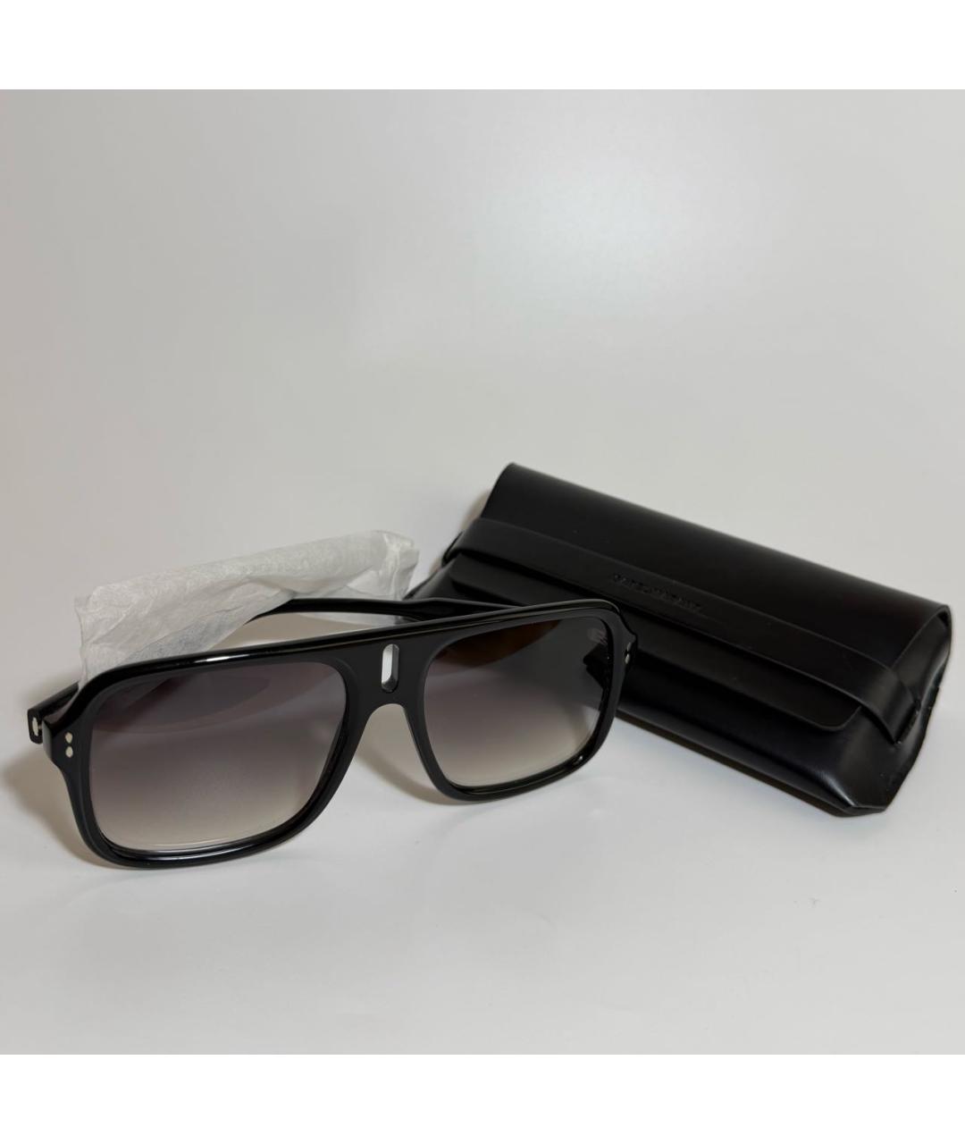 ISABEL MARANT Черные пластиковые солнцезащитные очки, фото 5