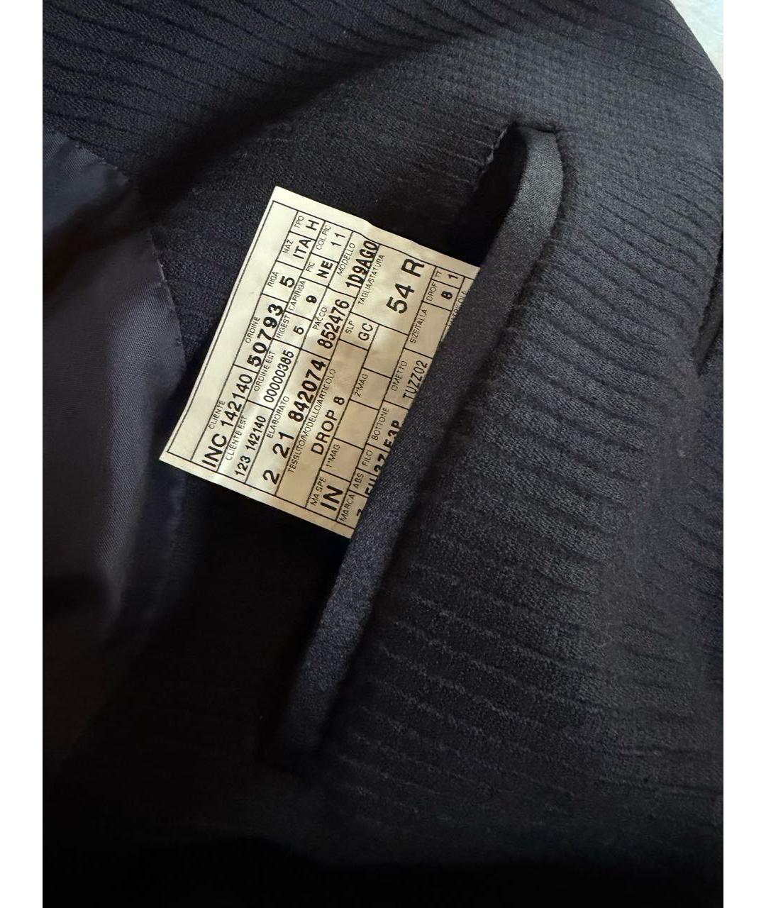 ERMENEGILDO ZEGNA XXX Темно-синий пиджак, фото 4