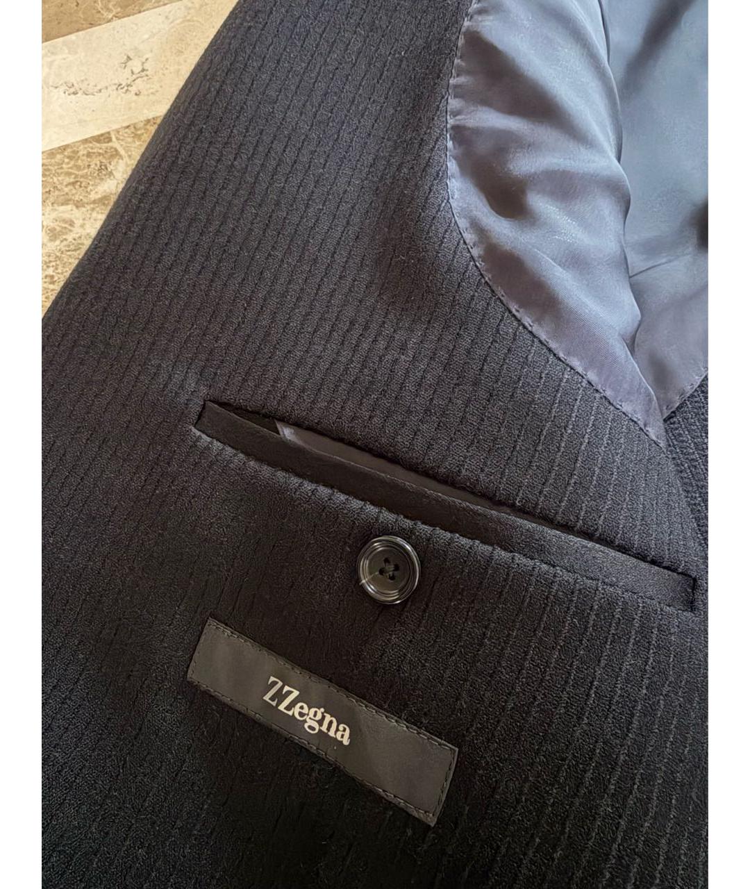 ERMENEGILDO ZEGNA XXX Темно-синий пиджак, фото 3