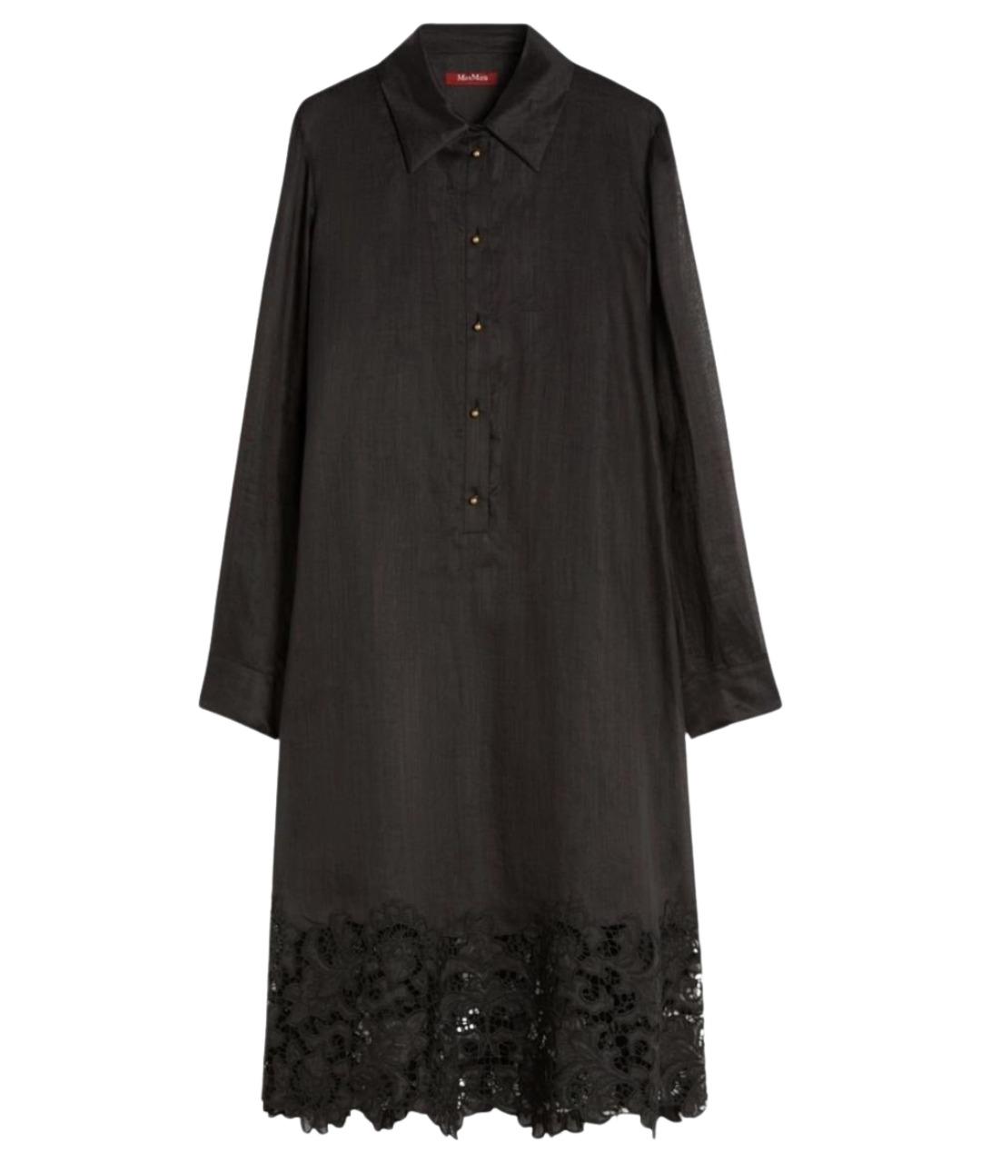 MAX MARA STUDIO Черное повседневное платье, фото 1