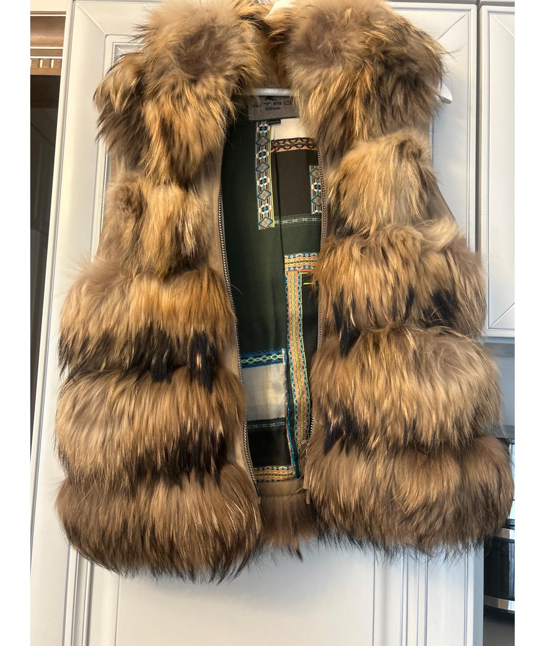 ETRO Бежевый жилет, фото 4