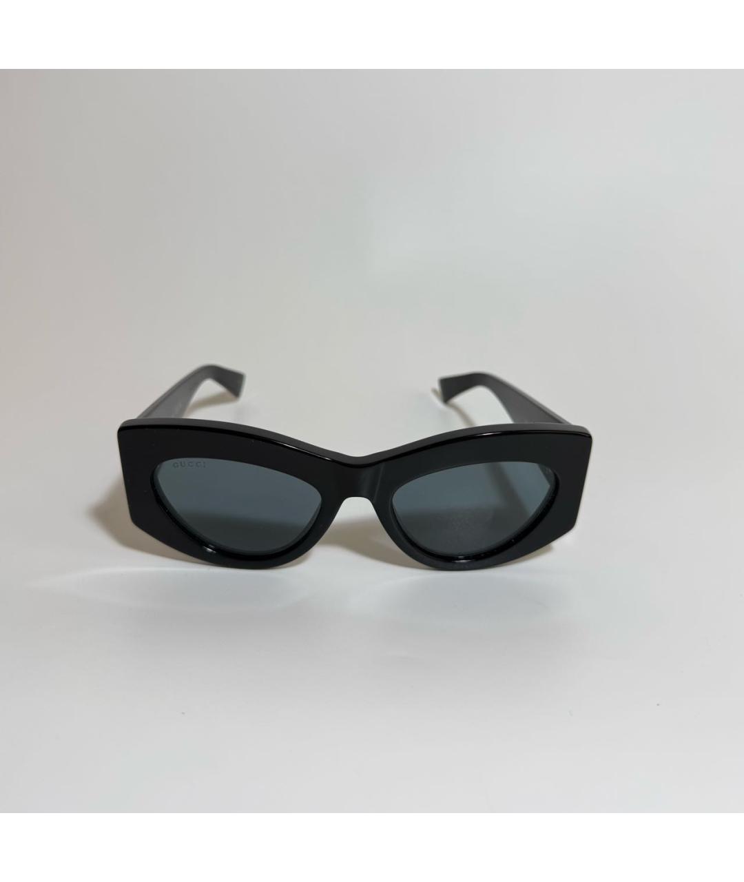 GUCCI Черные пластиковые солнцезащитные очки, фото 6