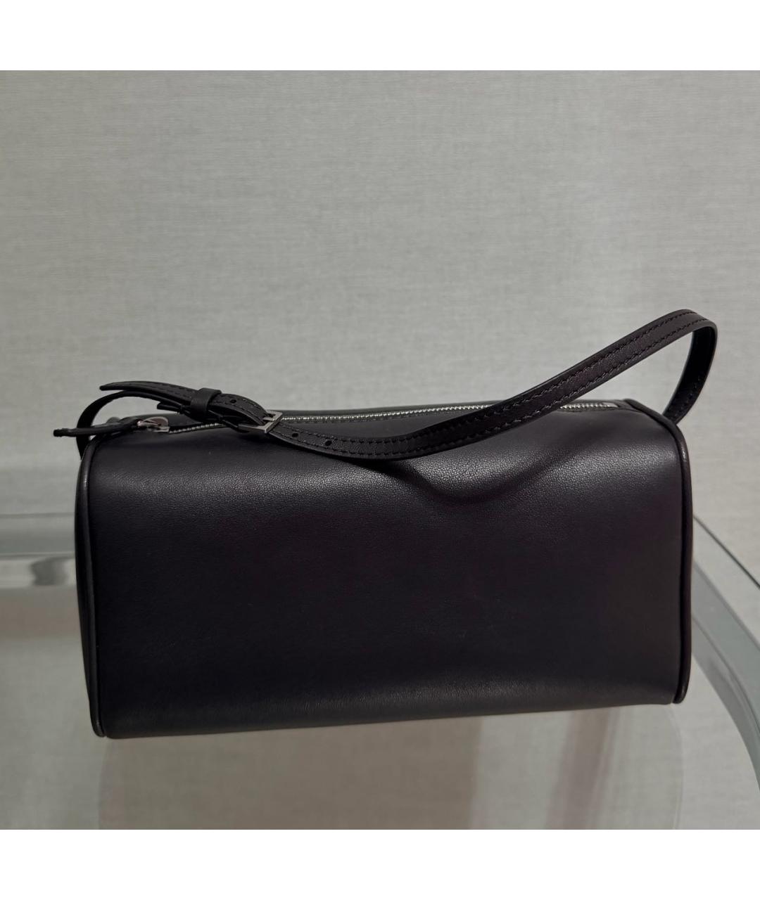 THE ROW Коричневая кожаная сумка с короткими ручками, фото 5