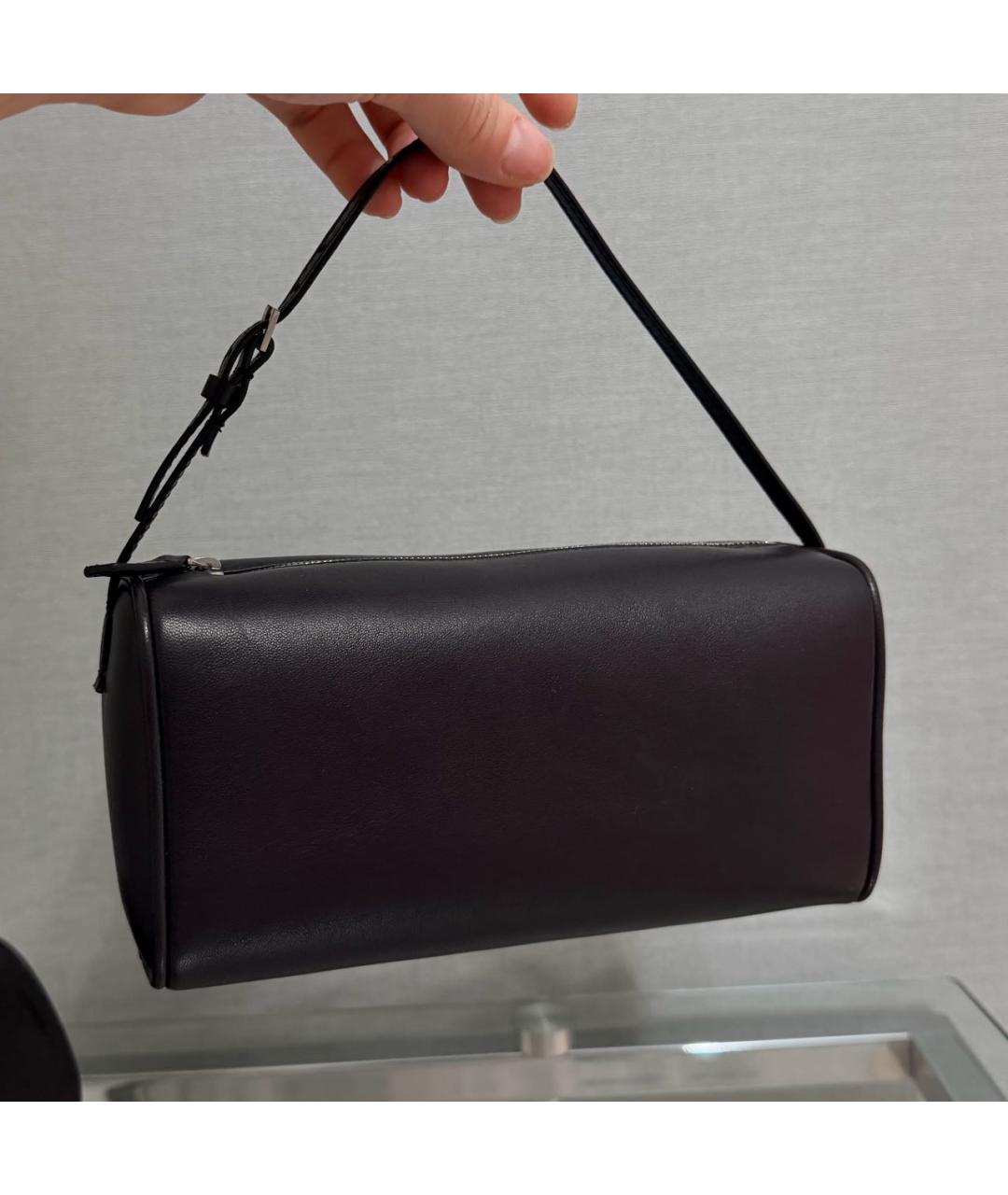 THE ROW Коричневая кожаная сумка с короткими ручками, фото 2