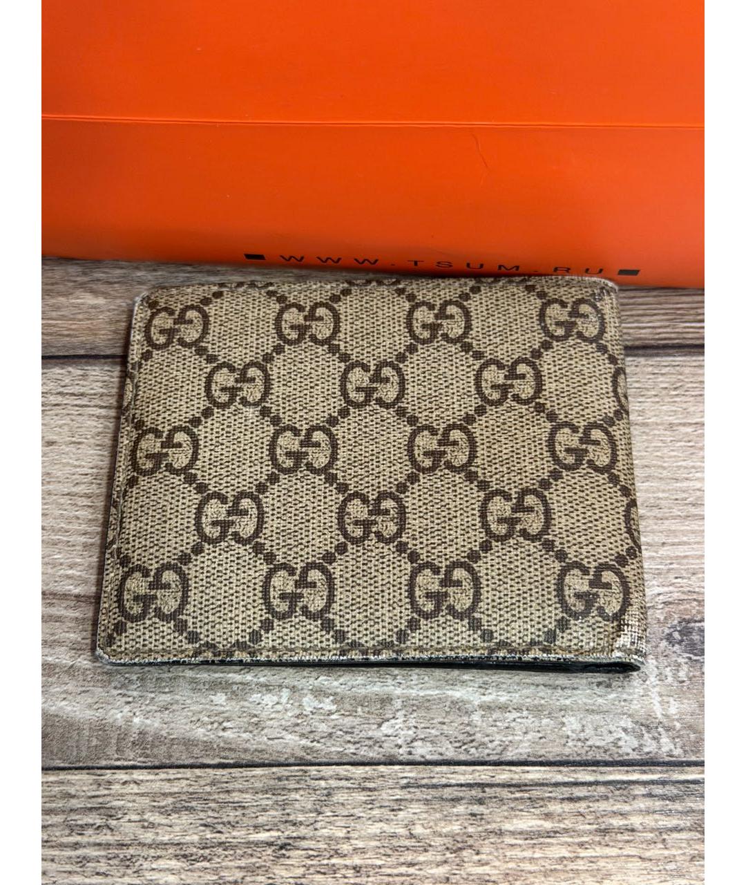 GUCCI Бежевый кошелек, фото 5