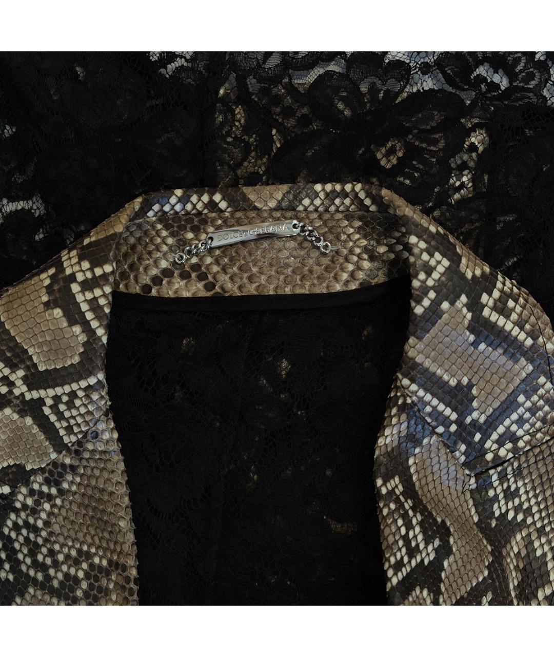 DOLCE&GABBANA Черный жакет/пиджак, фото 3