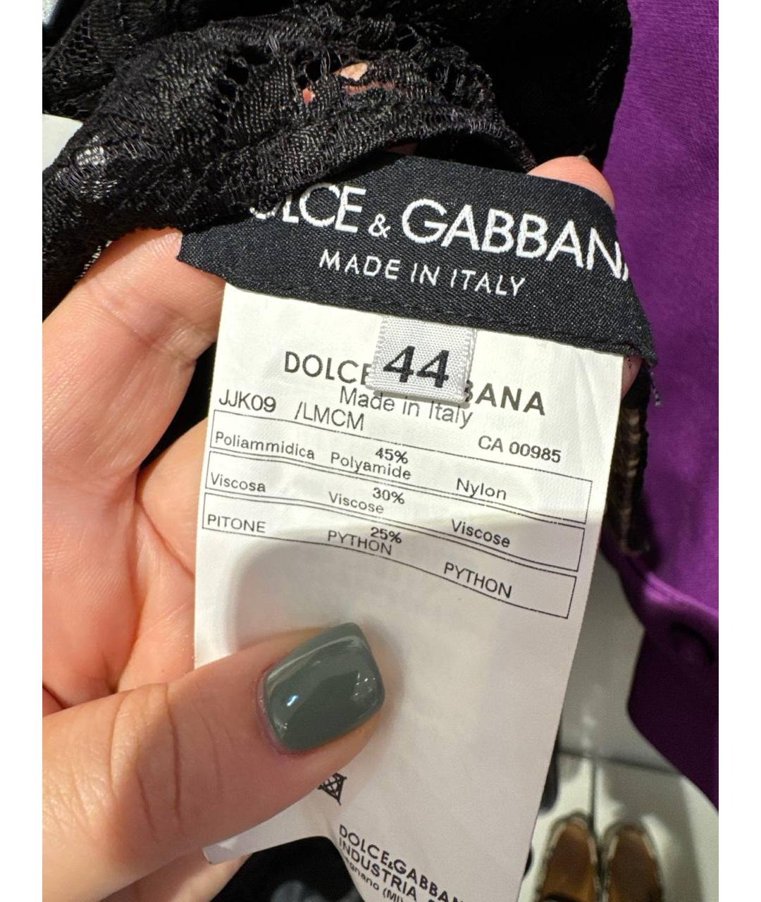 DOLCE&GABBANA Черный жакет/пиджак, фото 6