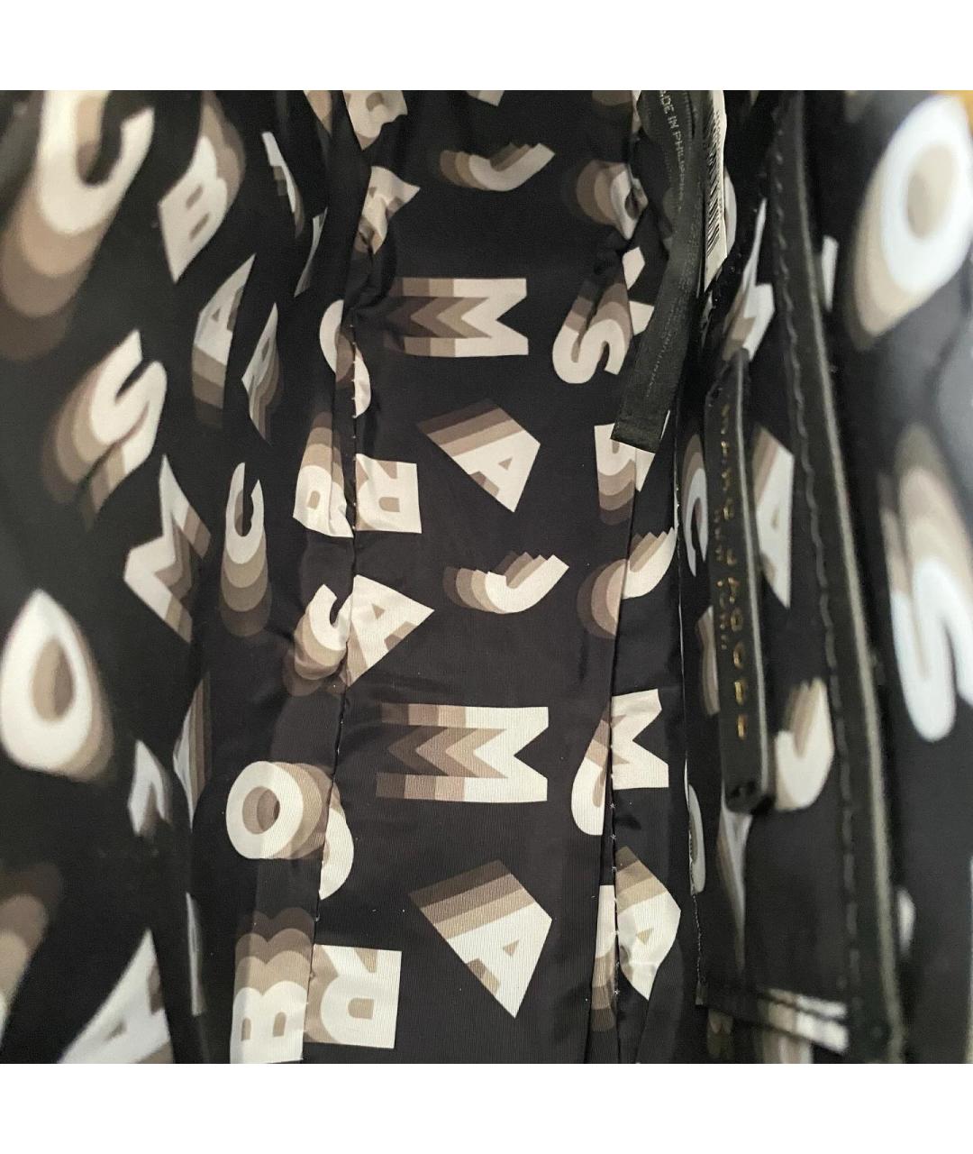 MARC JACOBS Черная кожаная сумка через плечо, фото 8