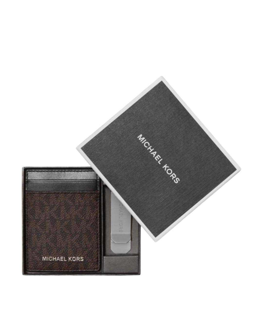 MICHAEL KORS Коричневый кардхолдер, фото 1