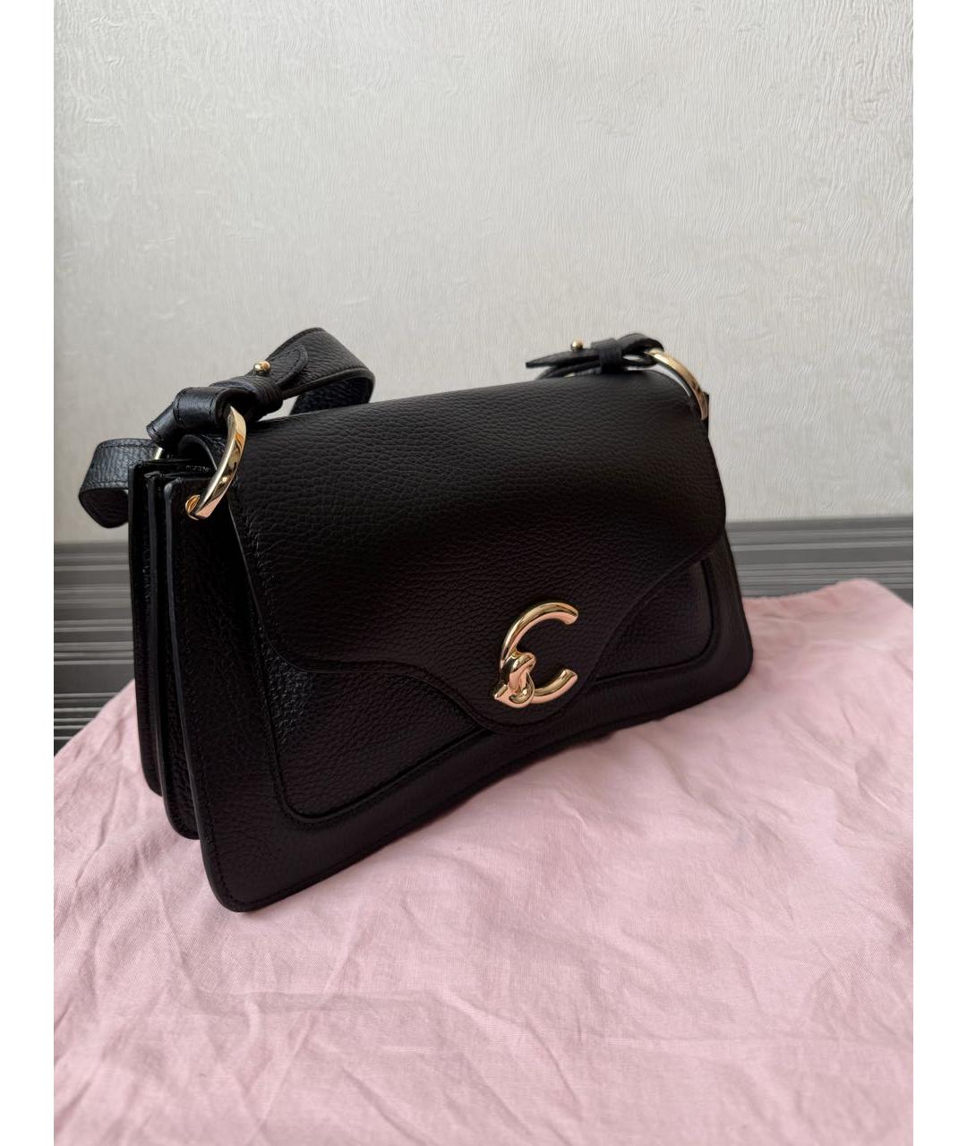 COCCINELLE Черная кожаная сумка через плечо, фото 5