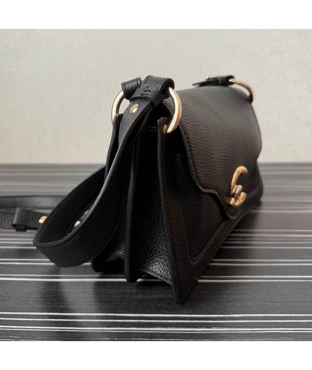 COCCINELLE Черная кожаная сумка через плечо, фото 2