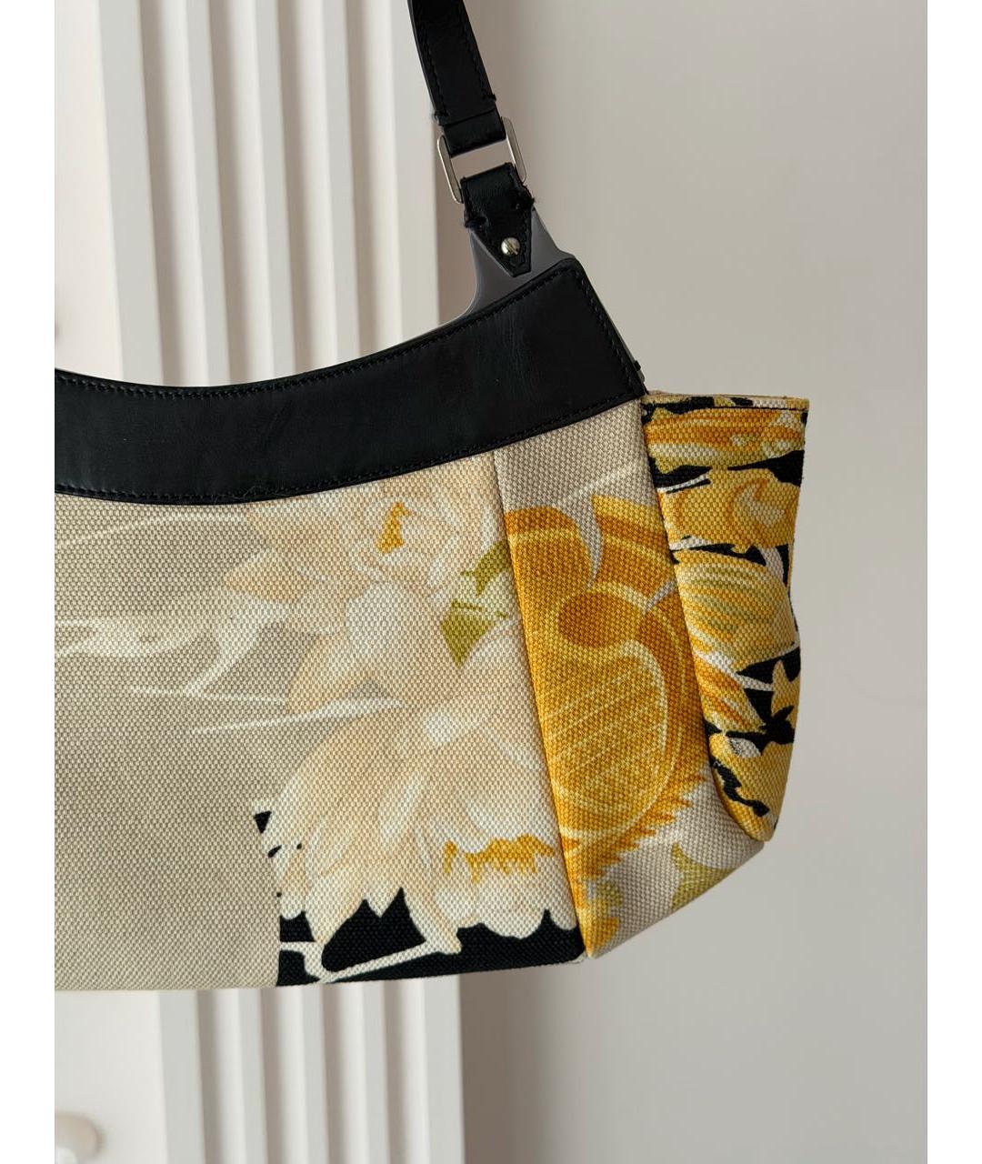 FERRAGAMO Желтая сумка с короткими ручками, фото 8