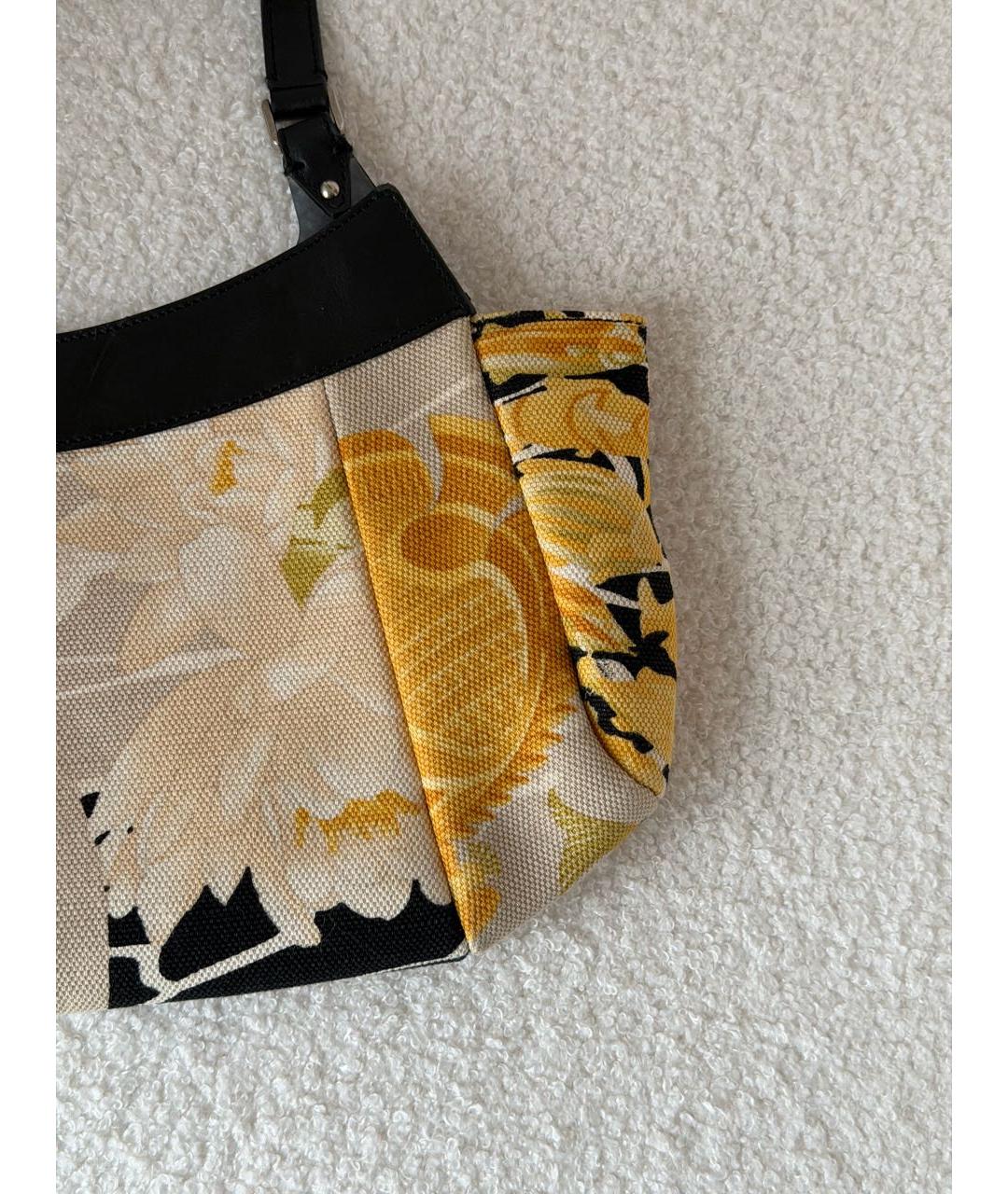 FERRAGAMO Желтая сумка с короткими ручками, фото 7