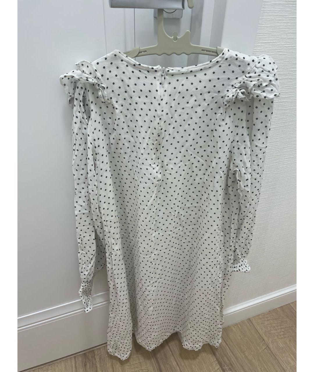 GANNI Белое полиамидовое повседневное платье, фото 3