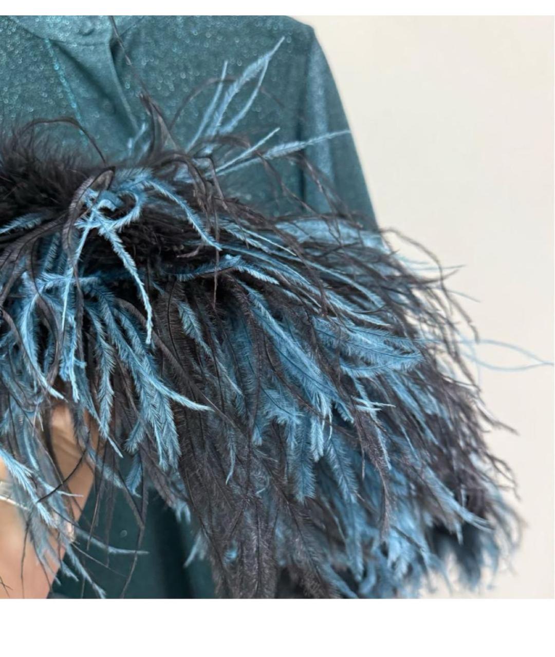 OSEREE Бирюзовый полиамидовый костюм с юбками, фото 4