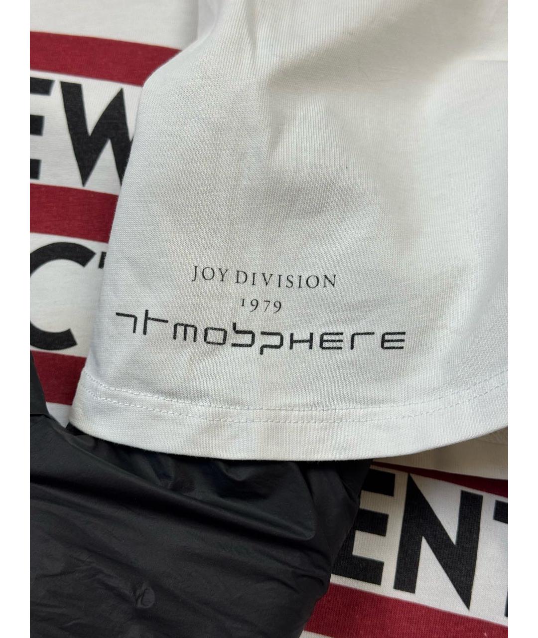 RAF SIMONS Белая хлопковая футболка, фото 8