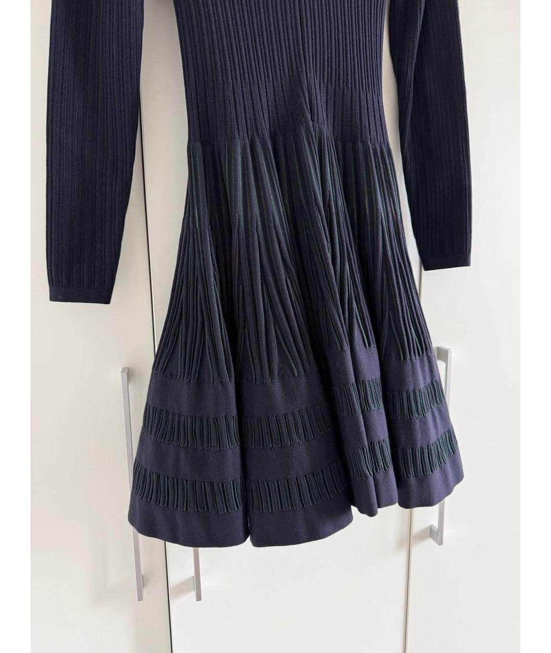 ALAIA Фиолетовое шерстяное повседневное платье, фото 5