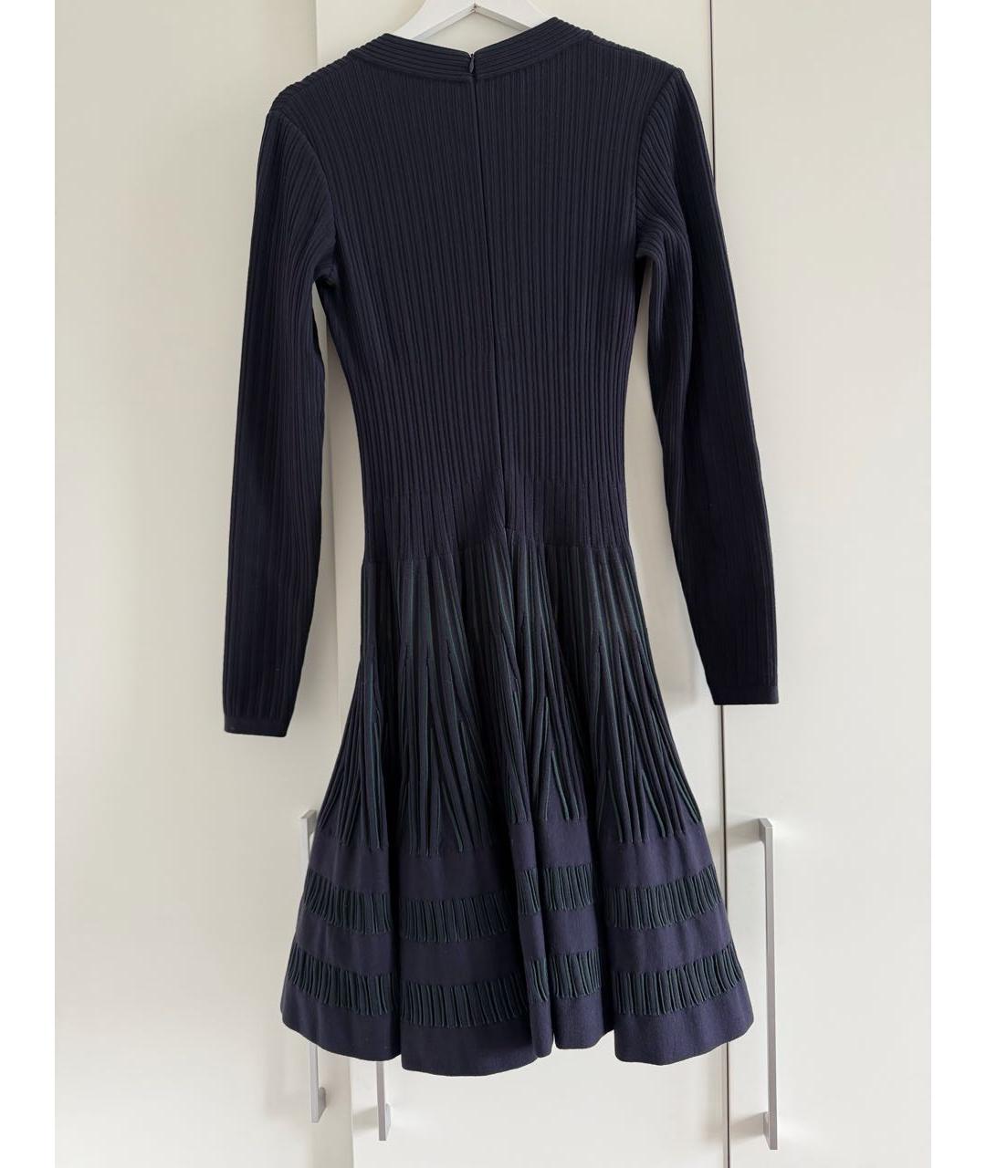 ALAIA Фиолетовое шерстяное повседневное платье, фото 2