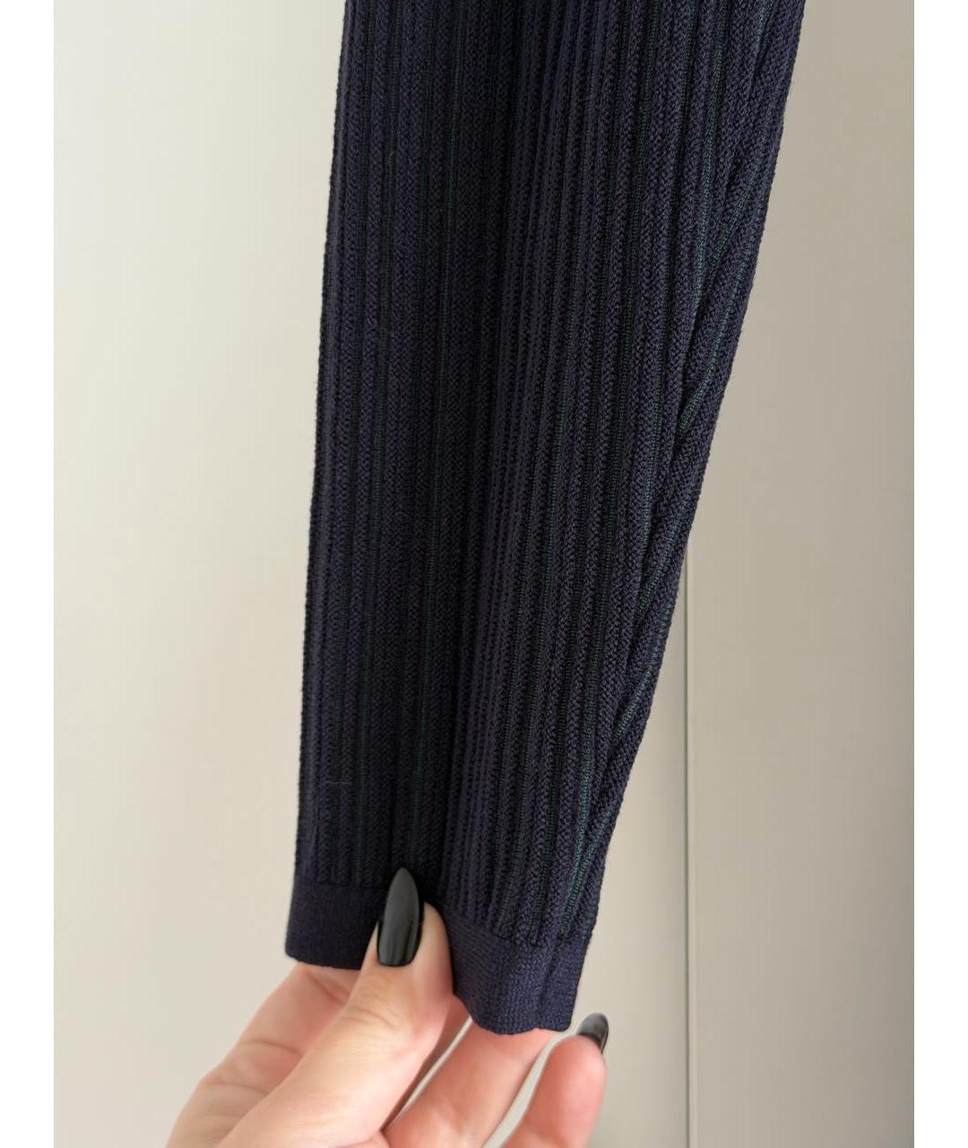 ALAIA Фиолетовое шерстяное повседневное платье, фото 6