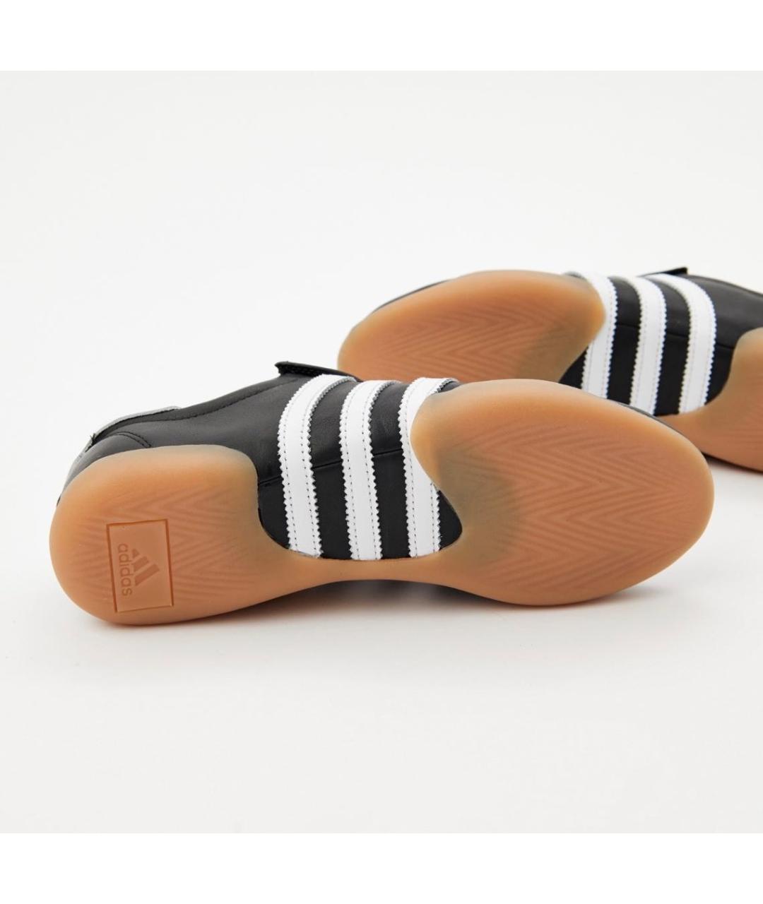 ADIDAS Черные кожаные кроссовки, фото 7