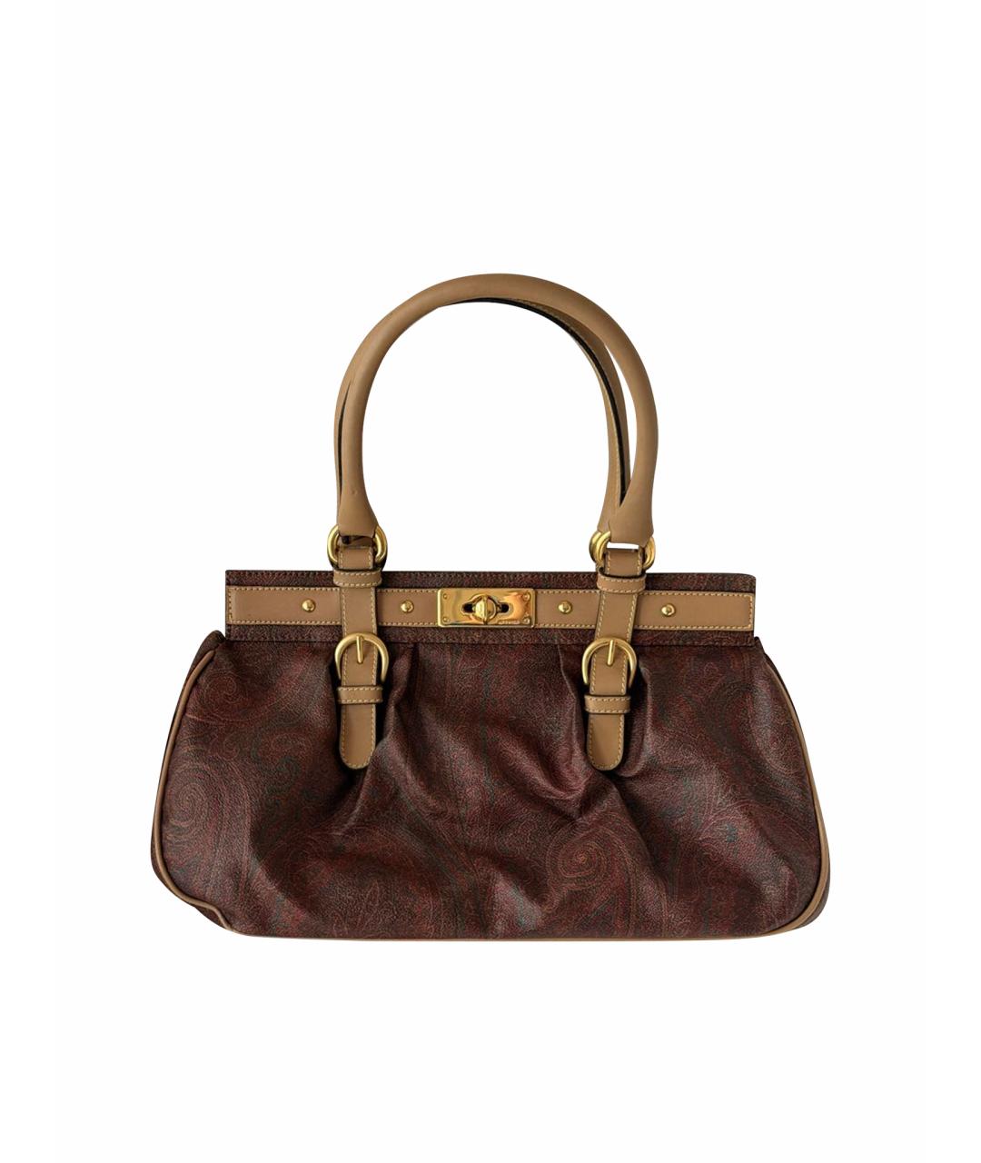 ETRO Бордовая сумка с короткими ручками, фото 1