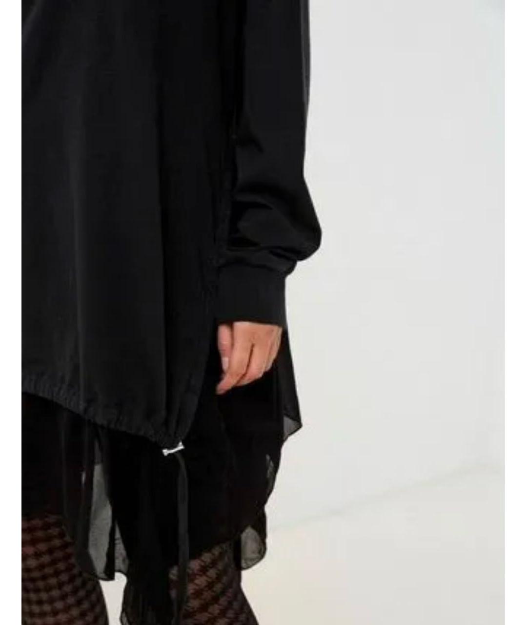 DIESEL Черное хлопковое повседневное платье, фото 4