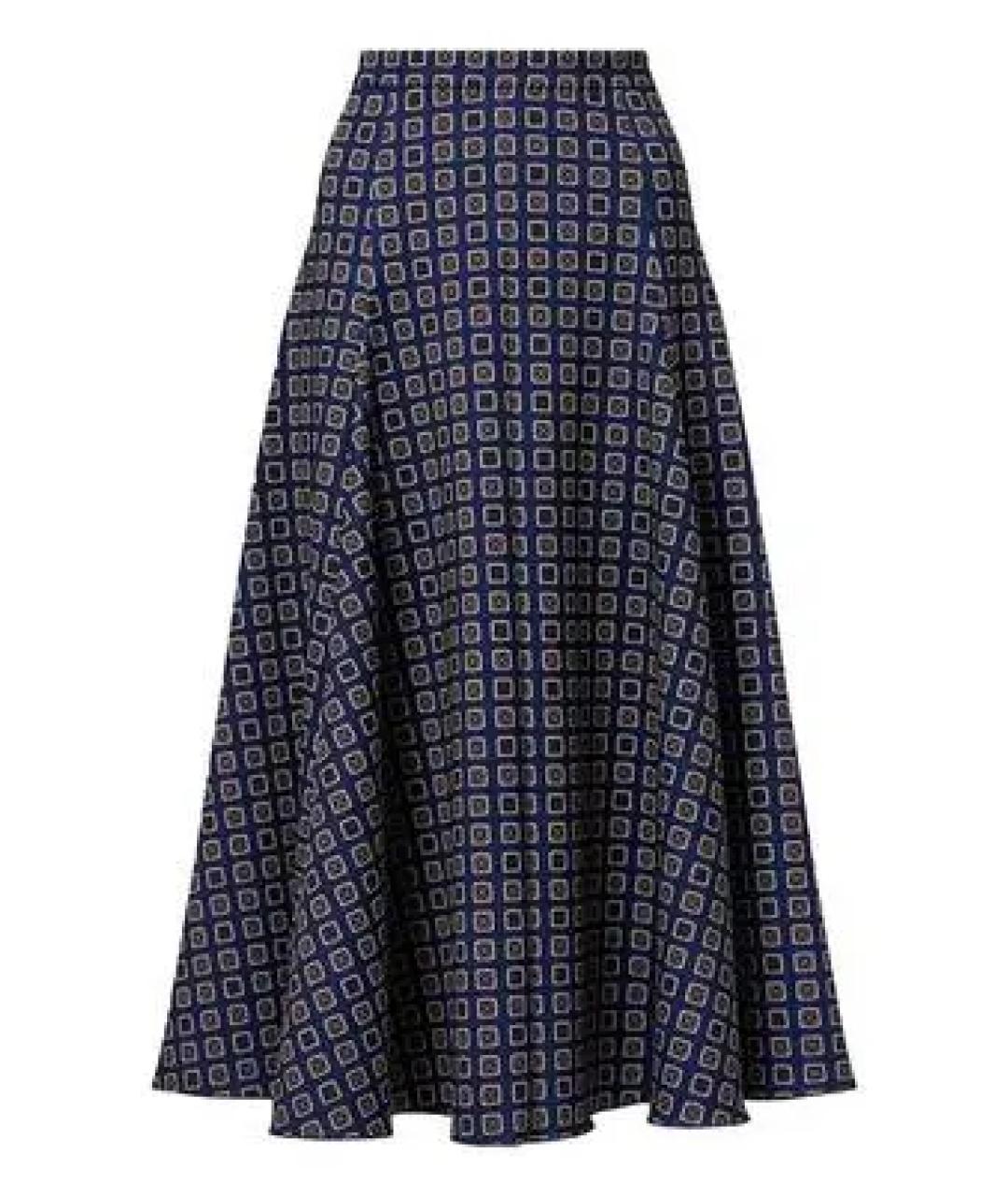 MAX MARA Синяя юбка макси, фото 1