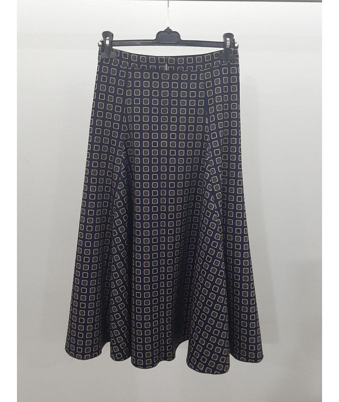 MAX MARA Синяя юбка макси, фото 3