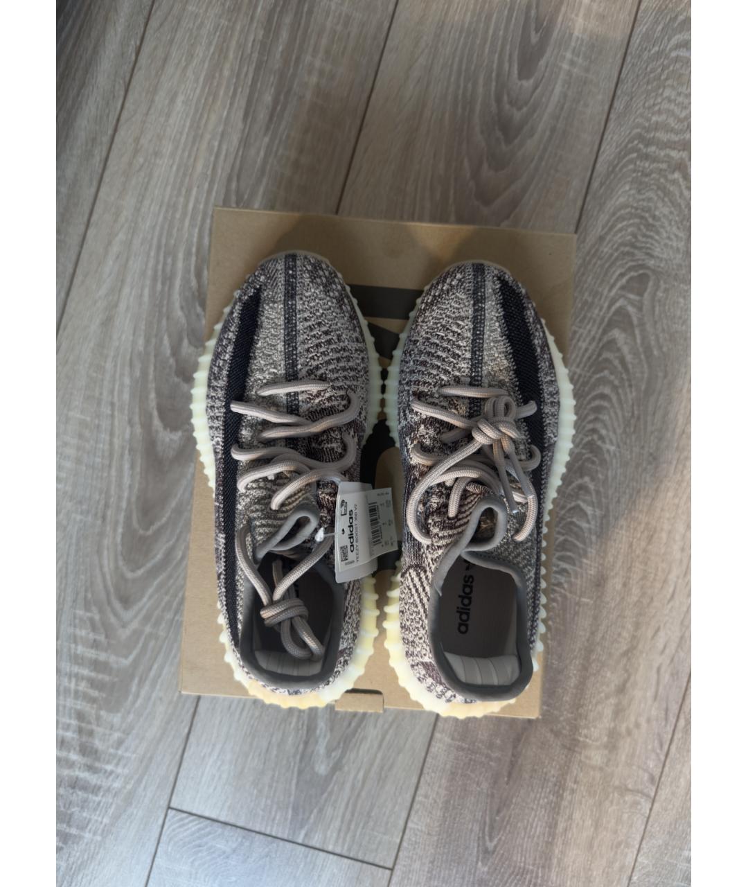 ADIDAS YEEZY Белые текстильные кроссовки, фото 3