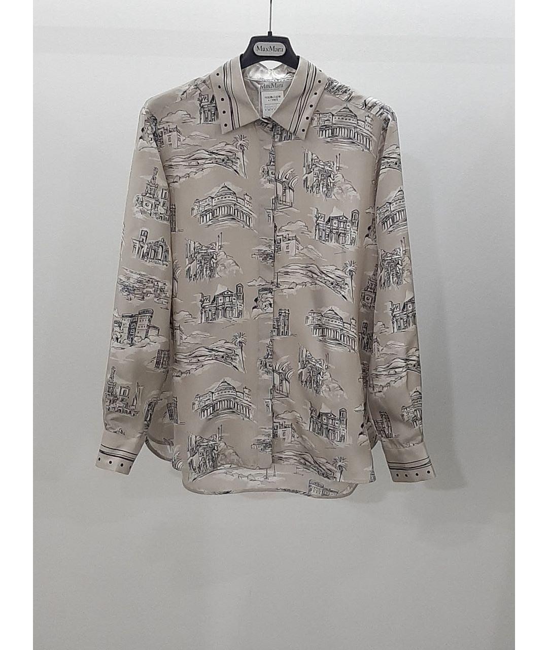 MAX MARA Мульти шелковая рубашка, фото 2
