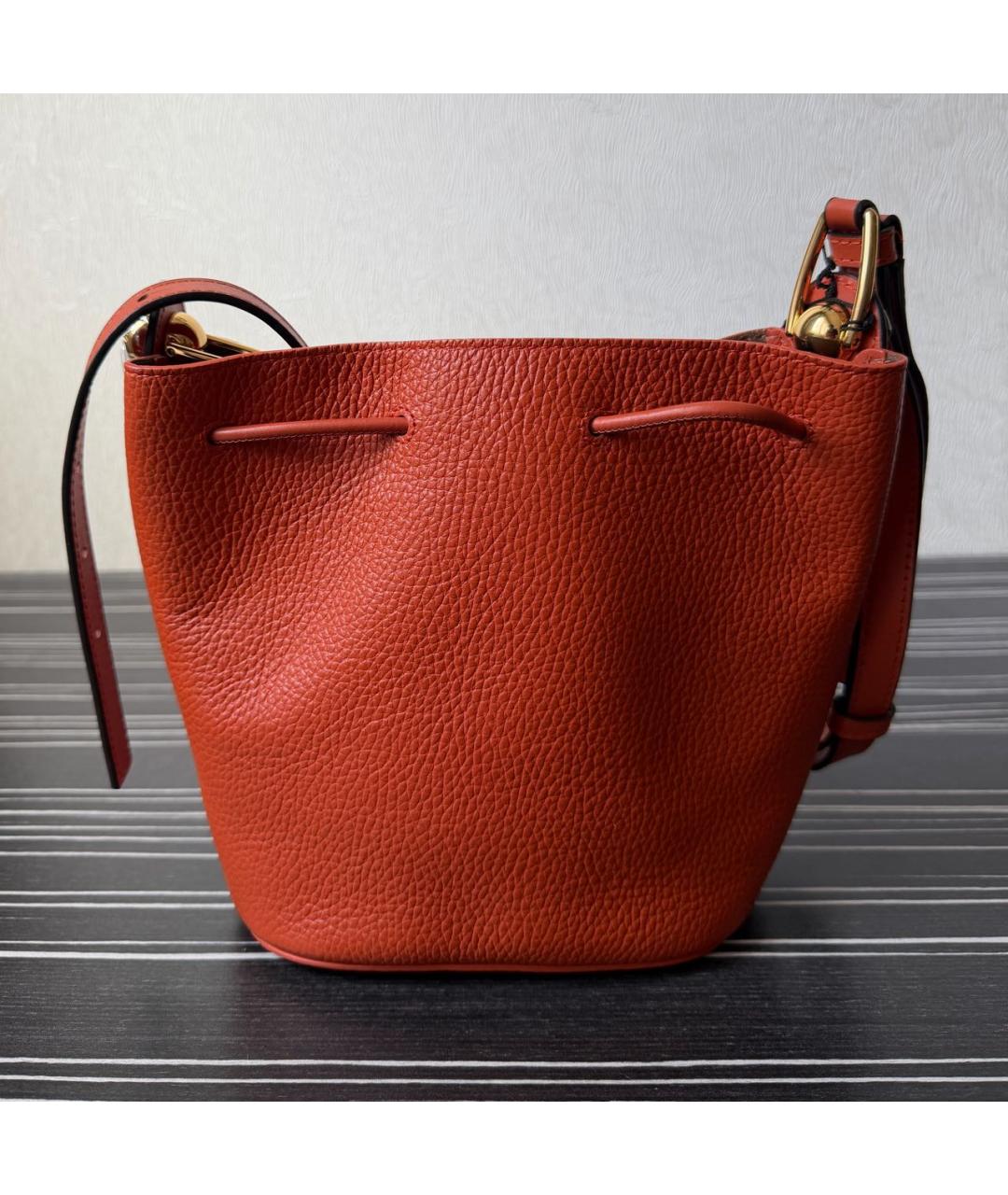 FURLA Красная кожаная сумка через плечо, фото 2