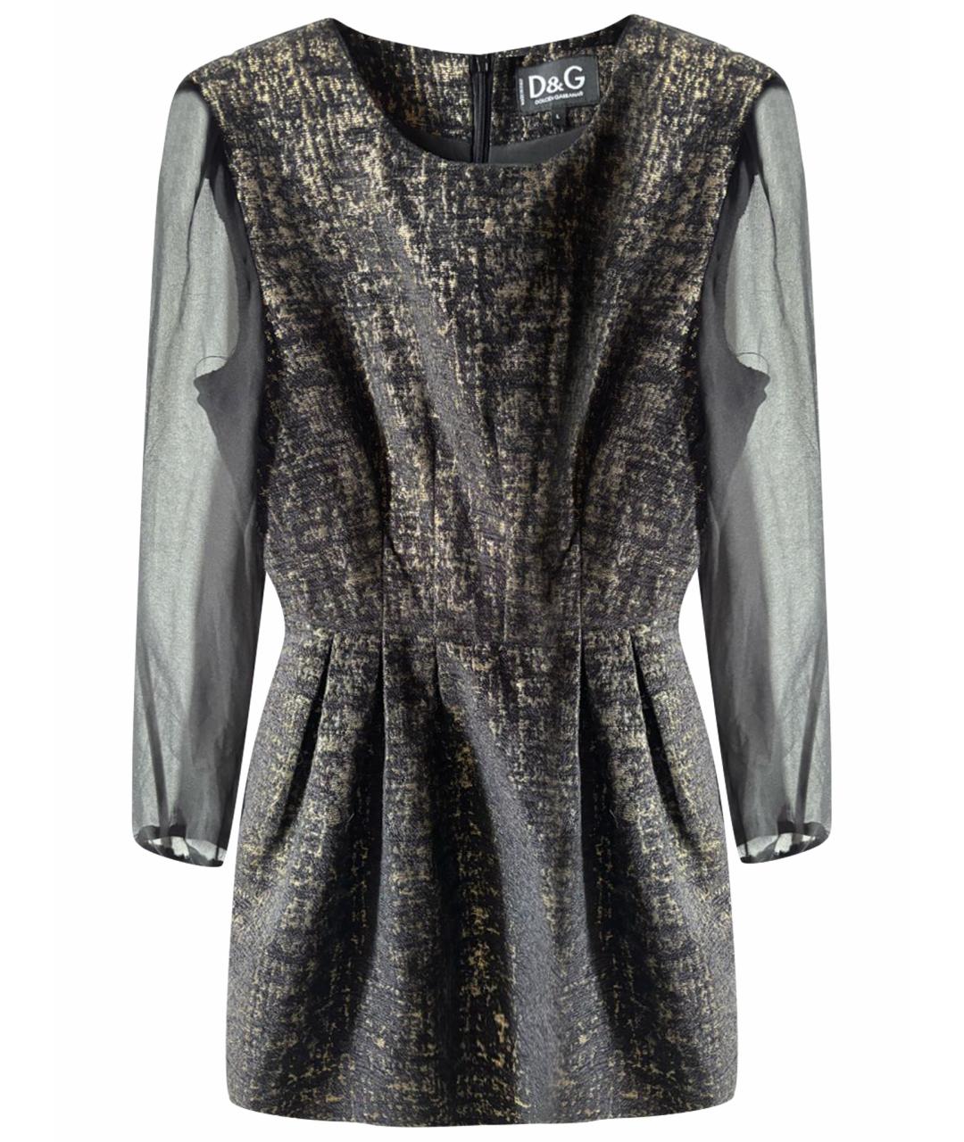 DOLCE&GABBANA Черное коктейльное платье, фото 1