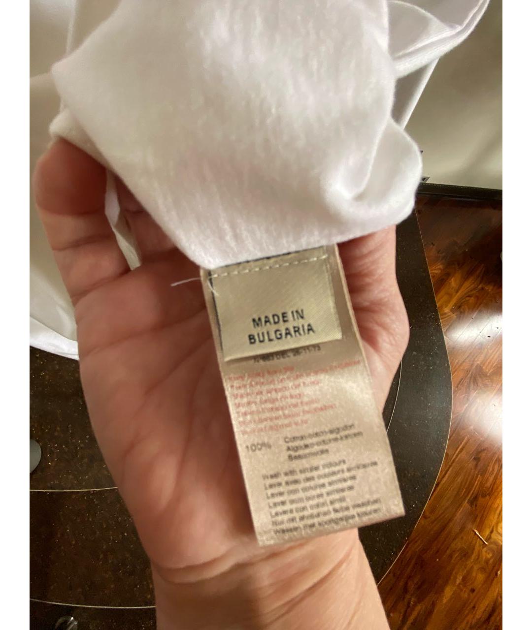 BURBERRY Белый хлопковый детская футболка / топ, фото 5