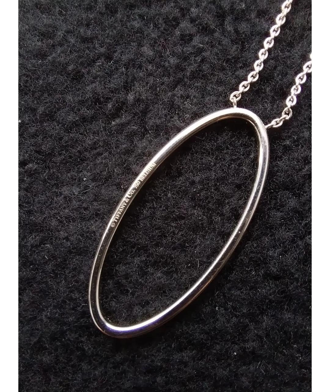 TIFFANY&CO Серебряное колье из белого золота, фото 6